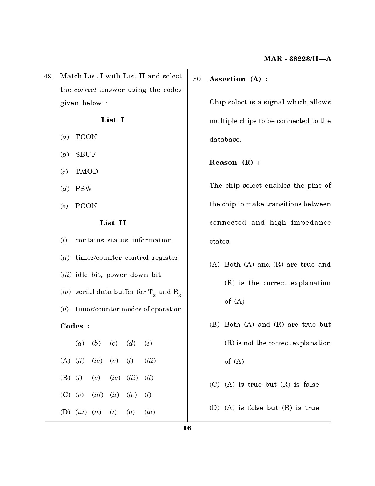 MH SET Electronics Science Question Paper II March 2023 15