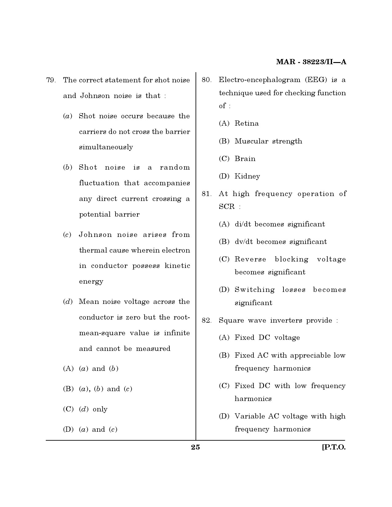 MH SET Electronics Science Question Paper II March 2023 24