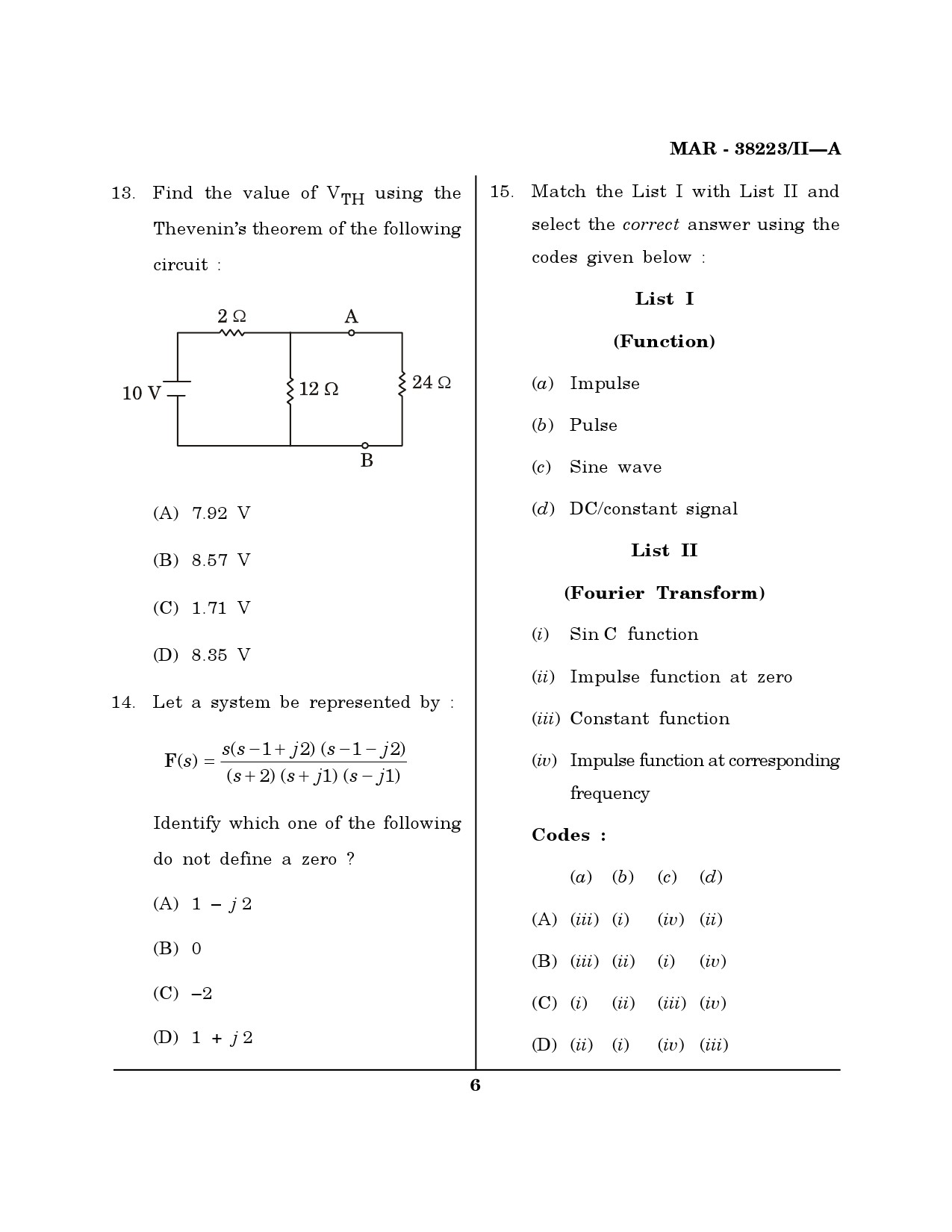 MH SET Electronics Science Question Paper II March 2023 5