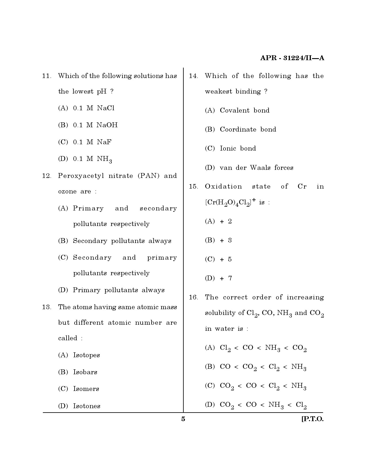 MH SET Environmental Sciences Question Paper II April 2024 4