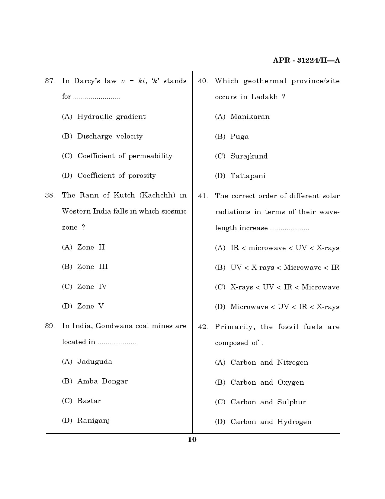 MH SET Environmental Sciences Question Paper II April 2024 9