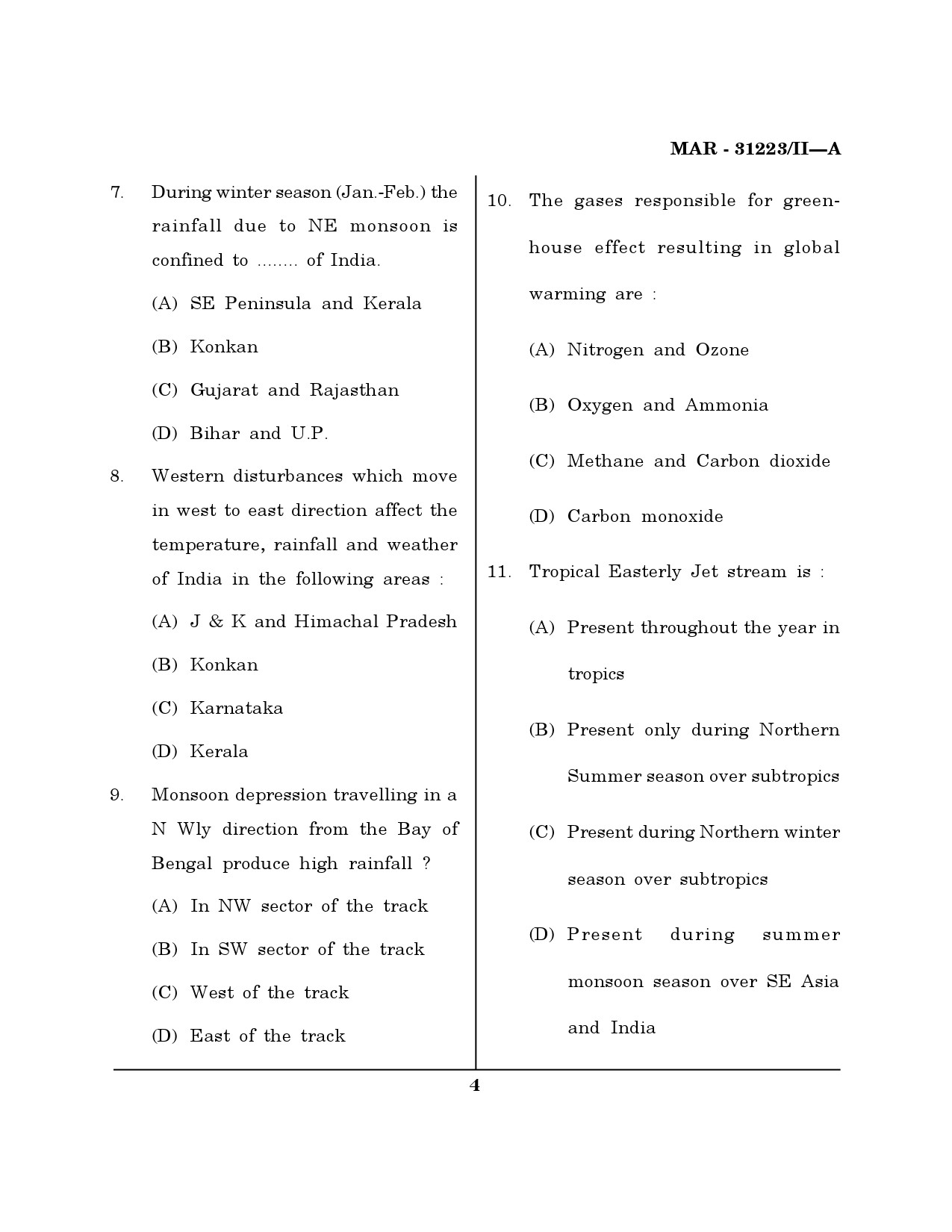 MH SET Environmental Sciences Question Paper II March 2023 3