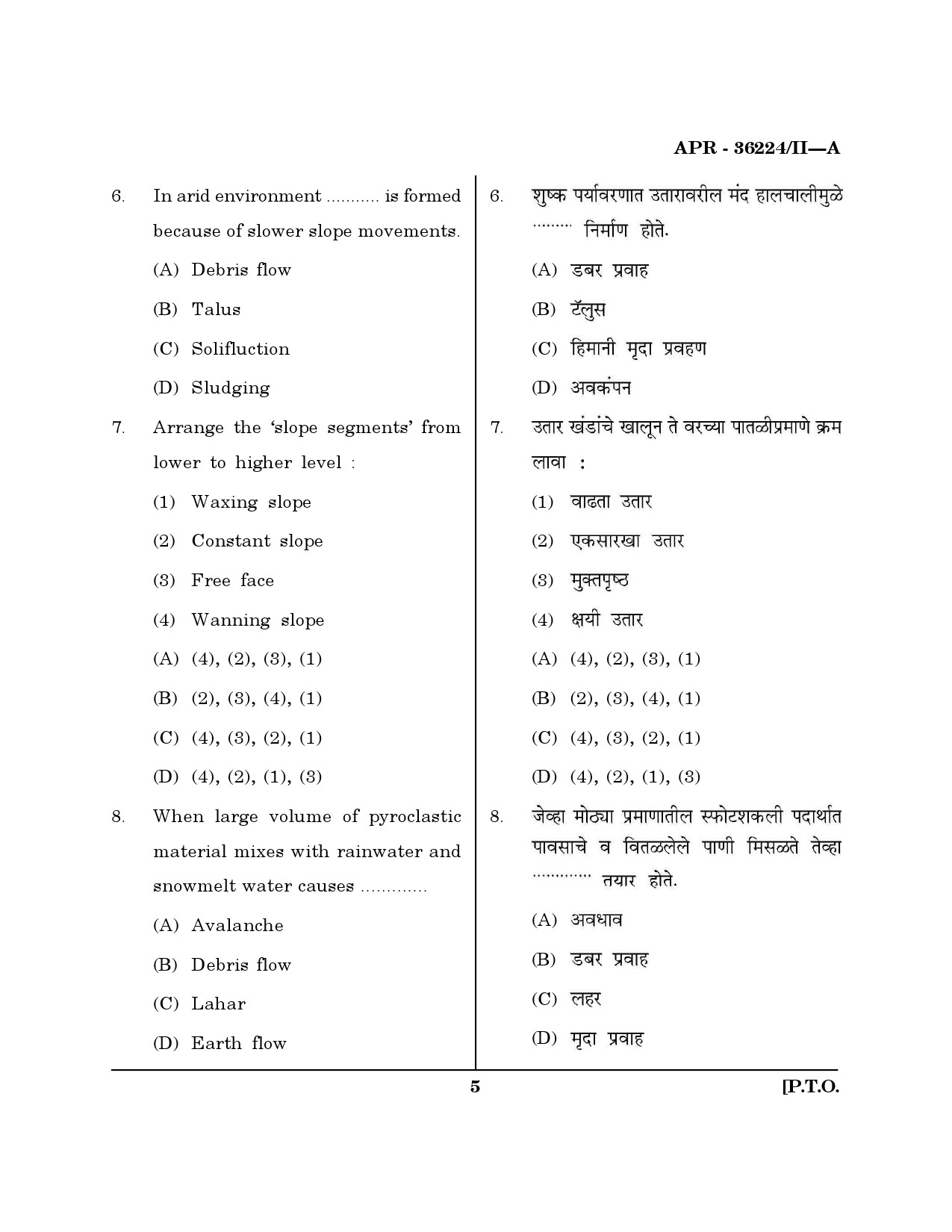 MH SET Geography Question Paper II April 2024 4