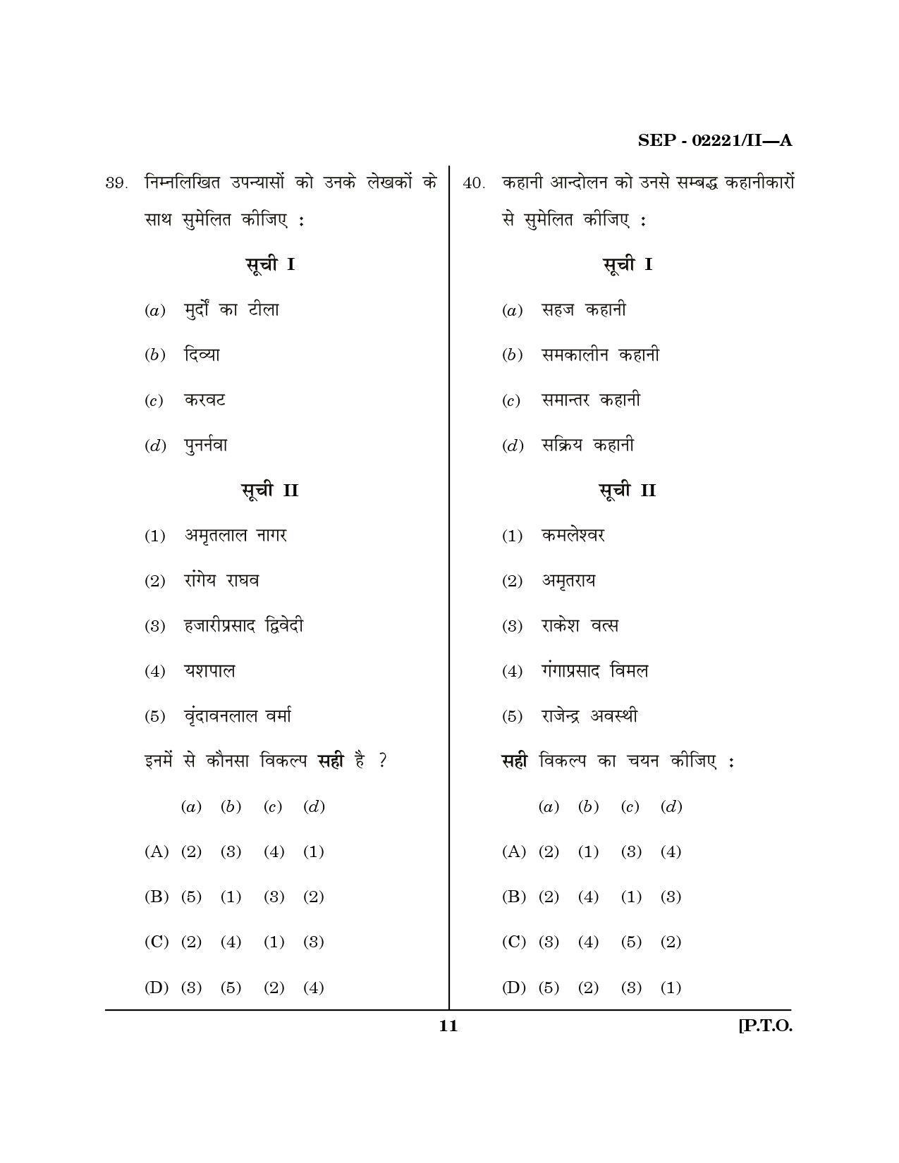 Maharashtra SET Hindi Exam Question Paper September 2021 10