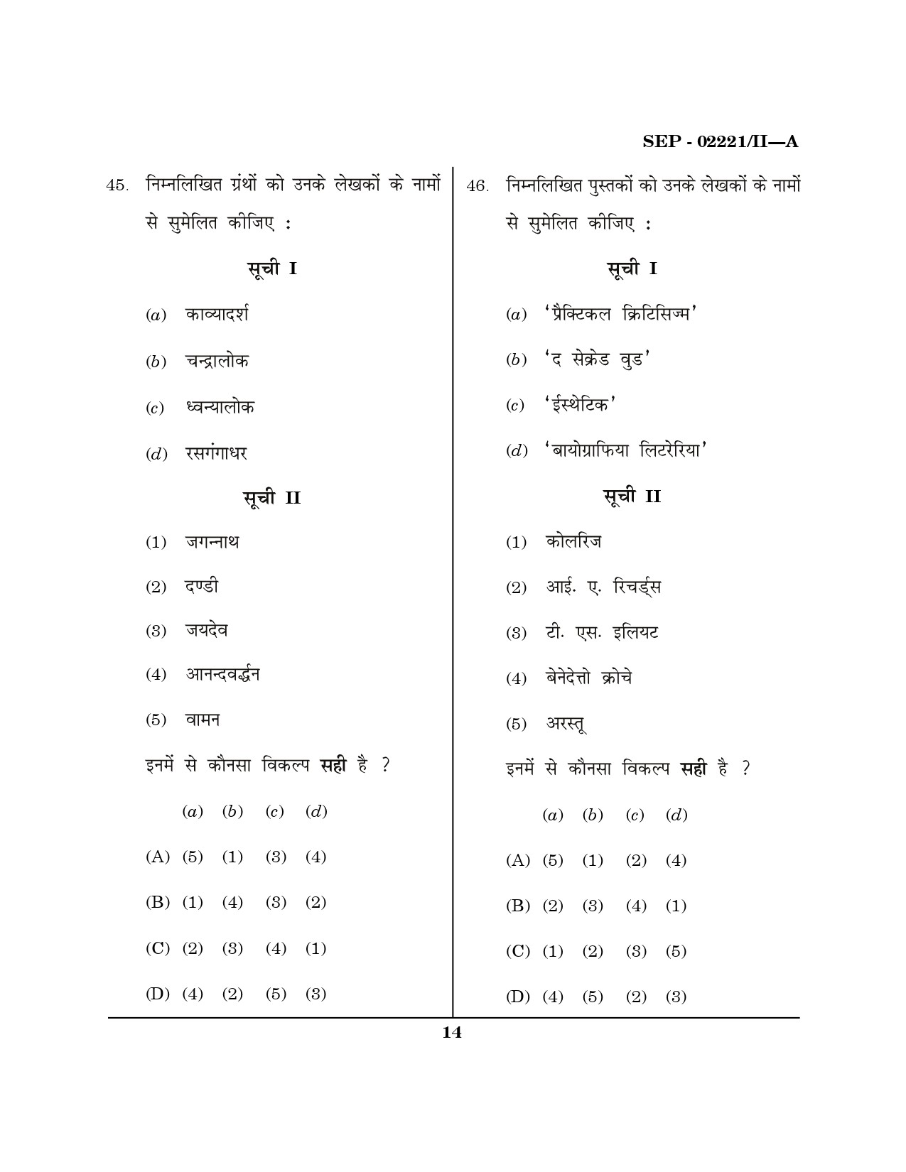 Maharashtra SET Hindi Exam Question Paper September 2021 13