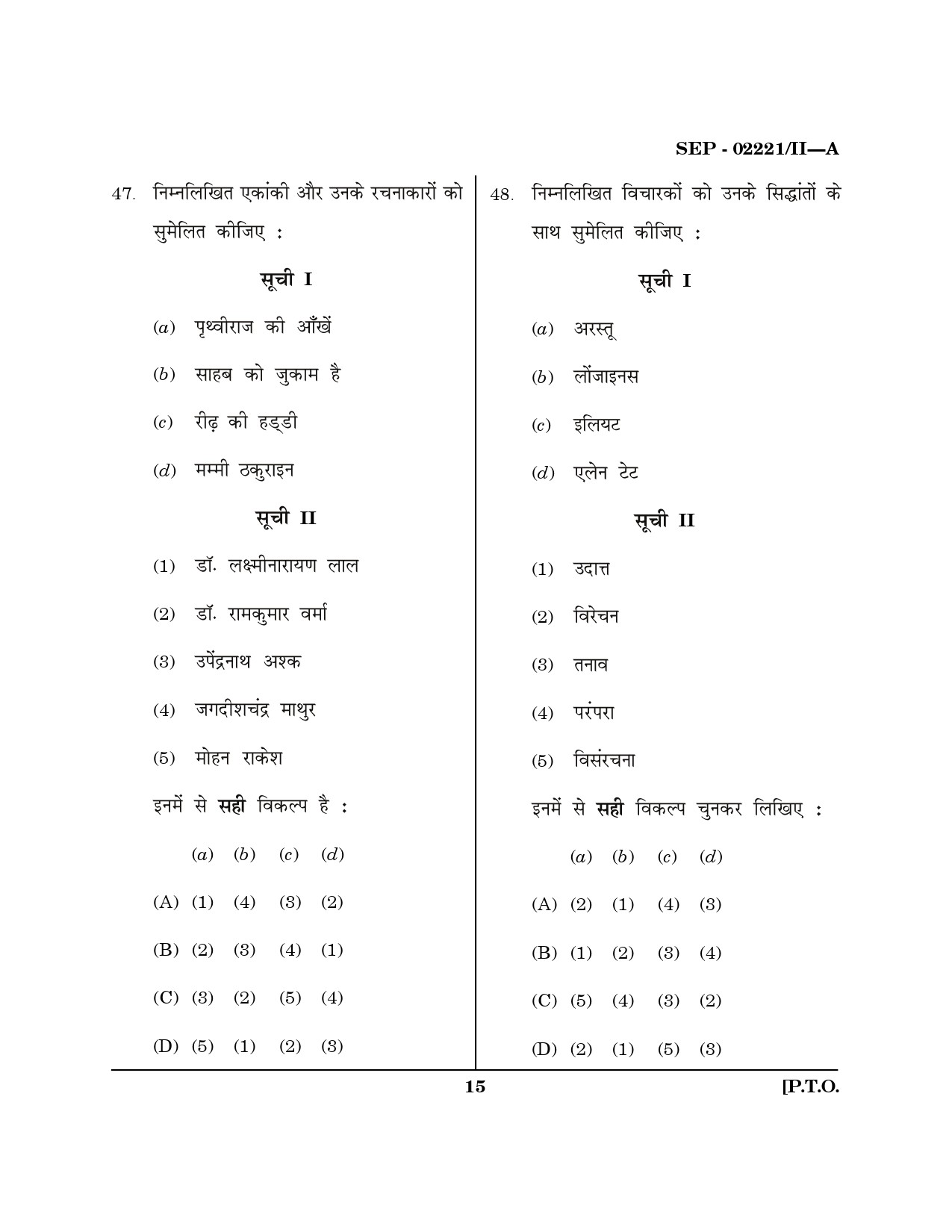 Maharashtra SET Hindi Exam Question Paper September 2021 14