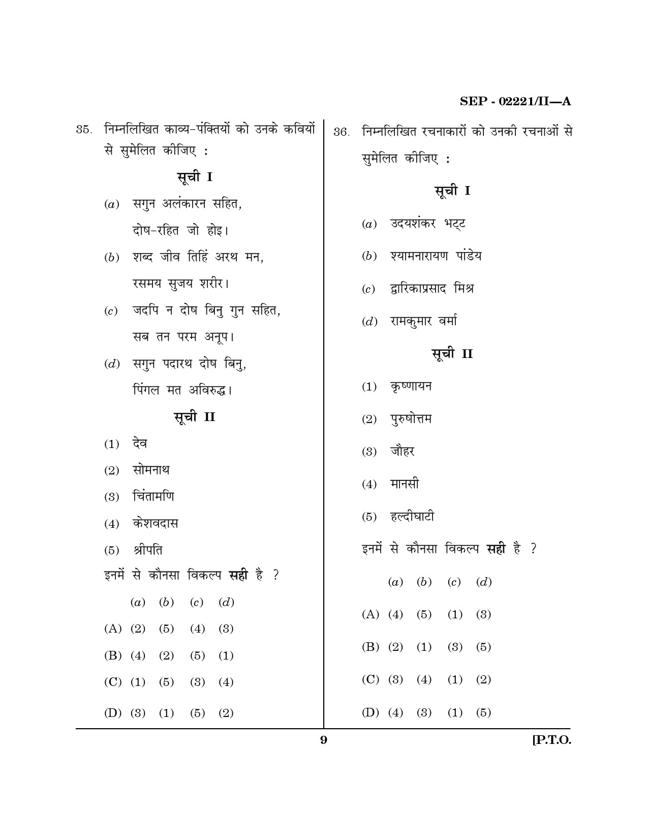 Maharashtra SET Hindi Exam Question Paper September 2021 8