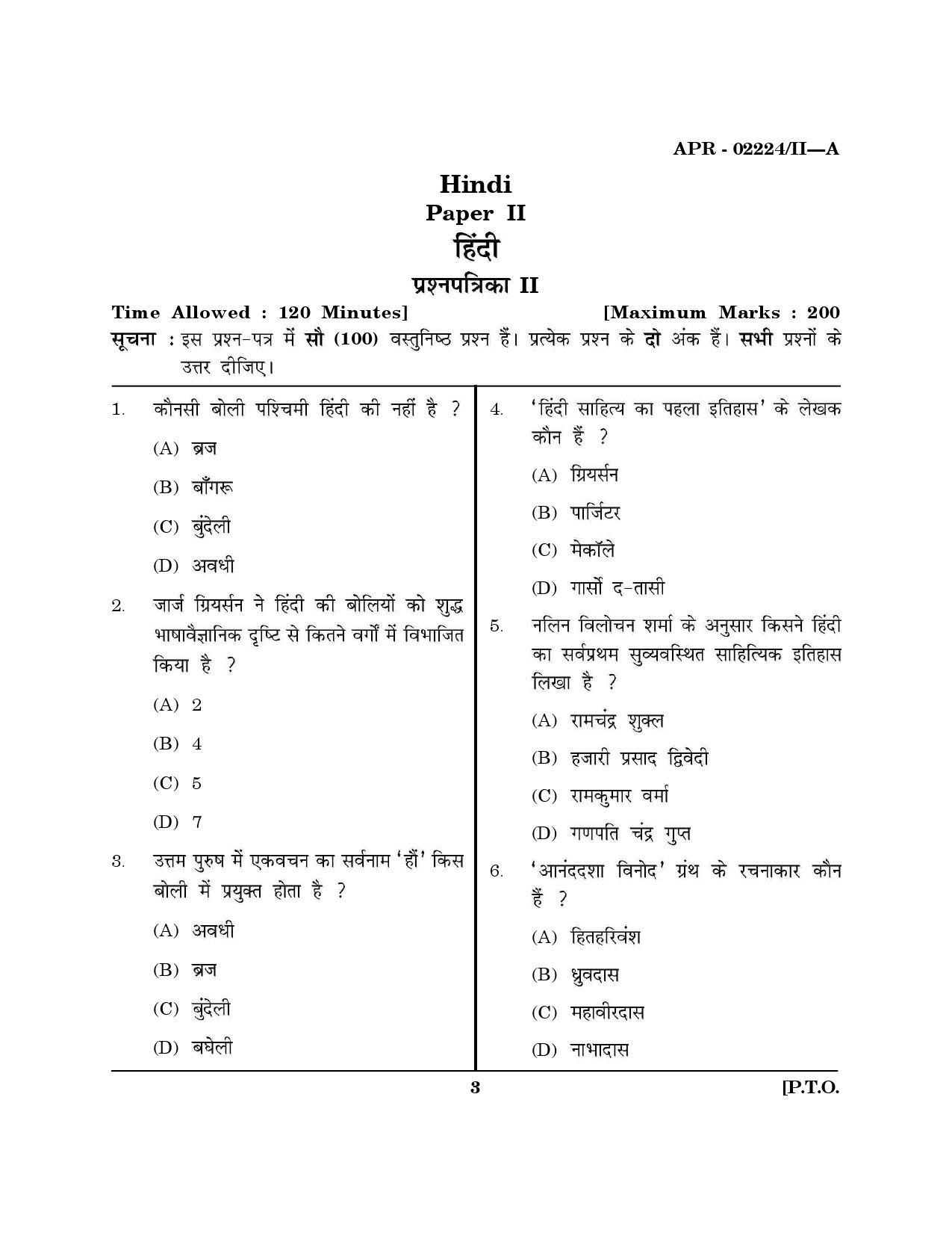 MH SET Hindi Question Paper II April 2024 2