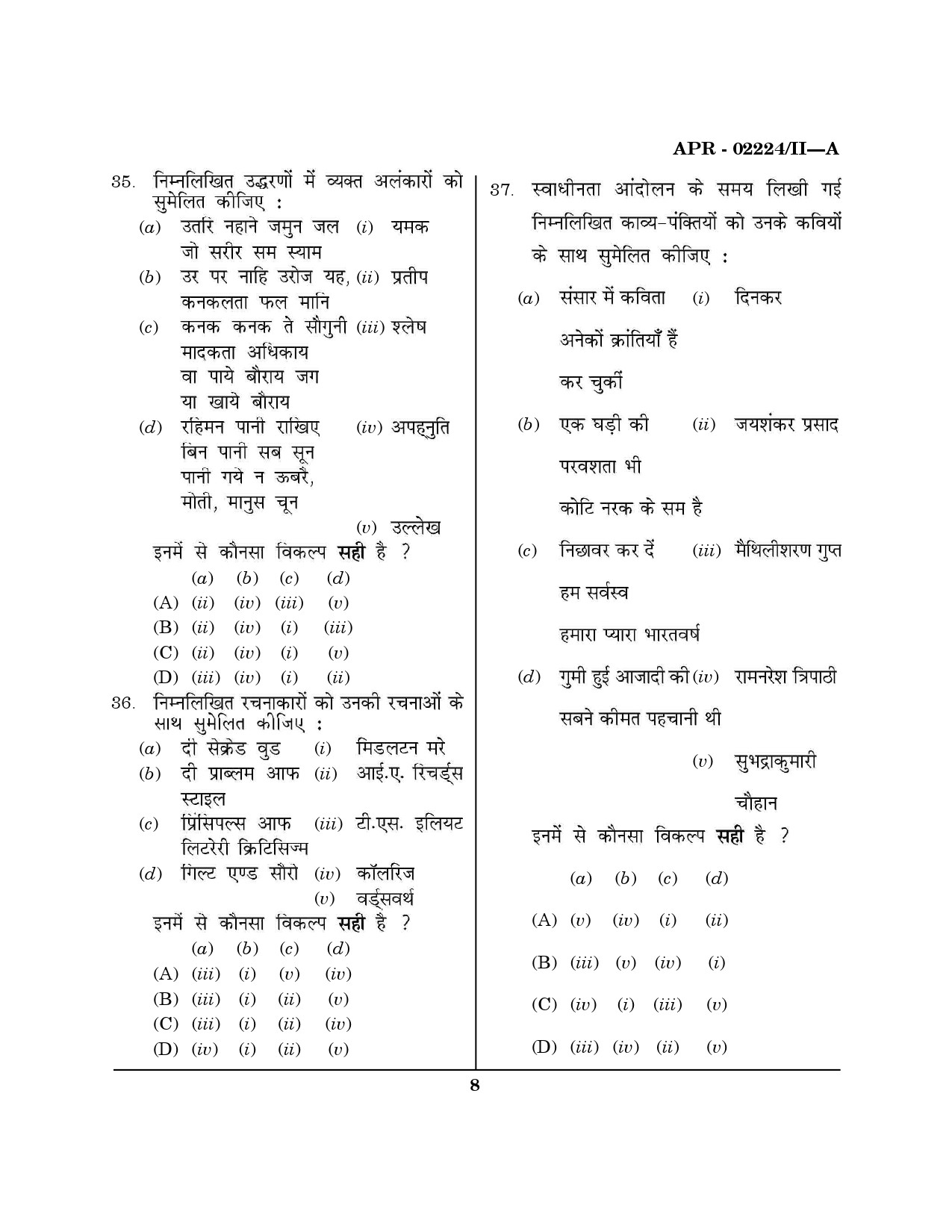 MH SET Hindi Question Paper II April 2024 7