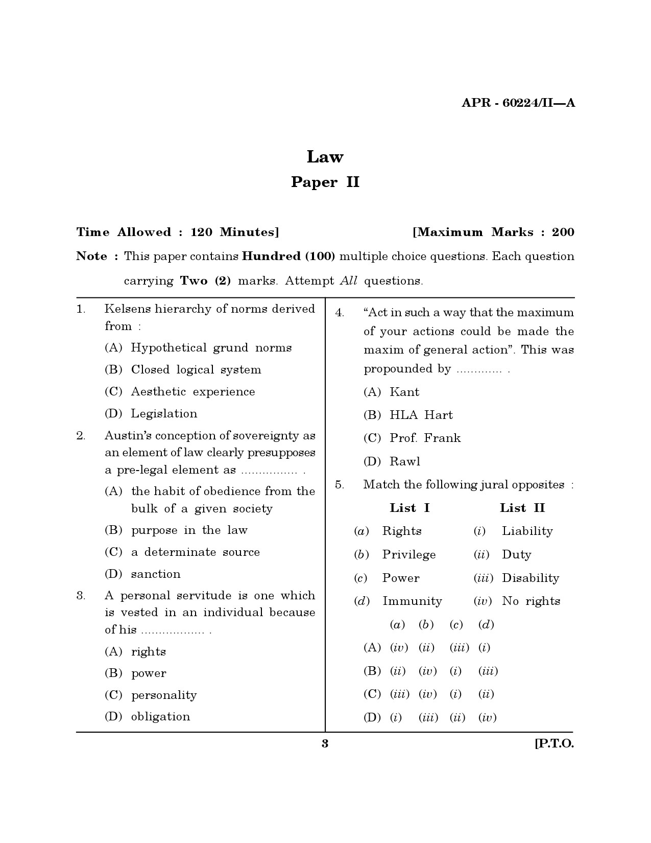 MH SET Law Question Paper II April 2024 2