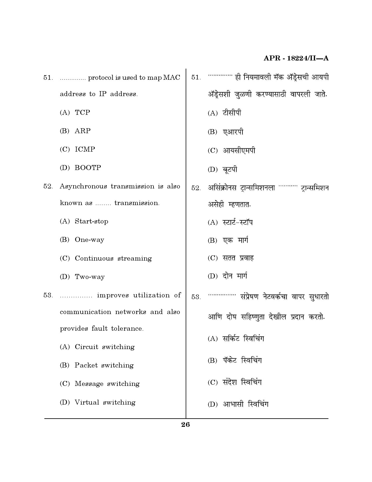 MH SET Library Information Science Question Paper II April 2024 25