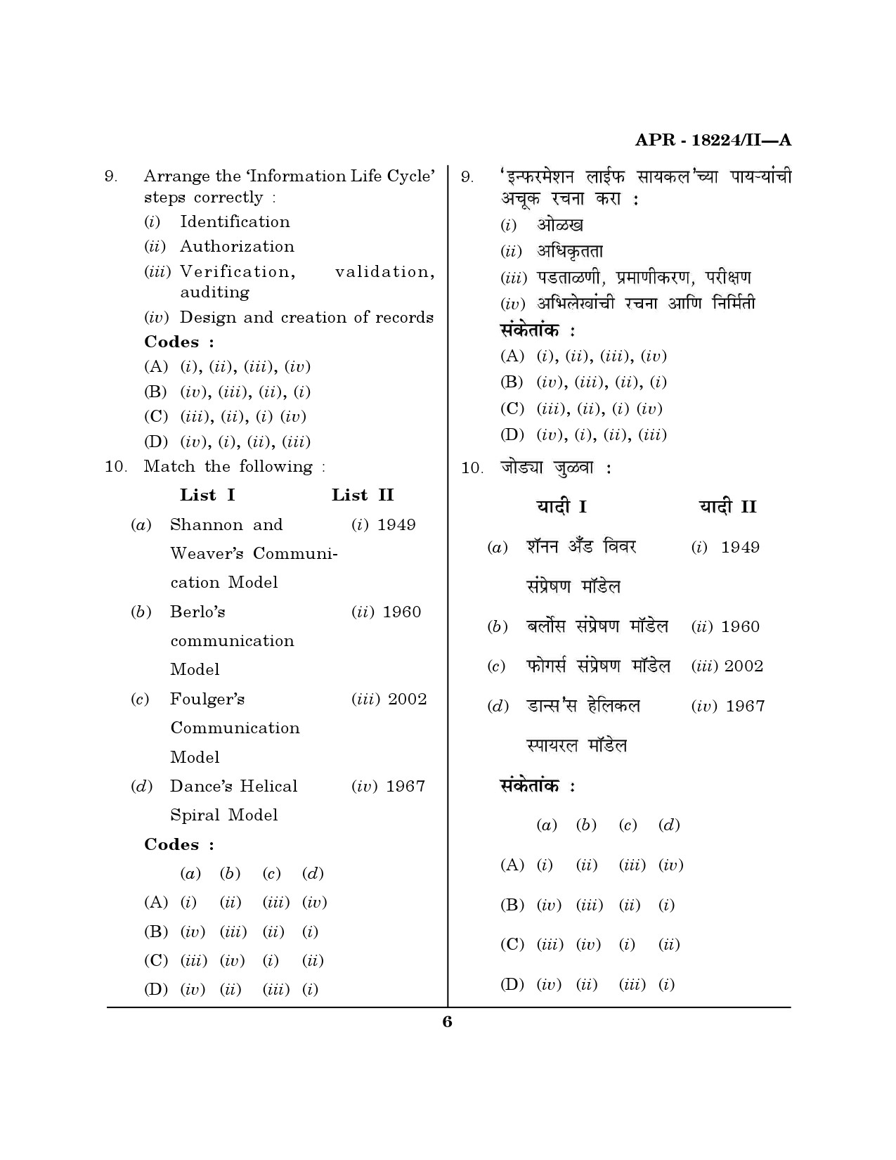 MH SET Library Information Science Question Paper II April 2024 5