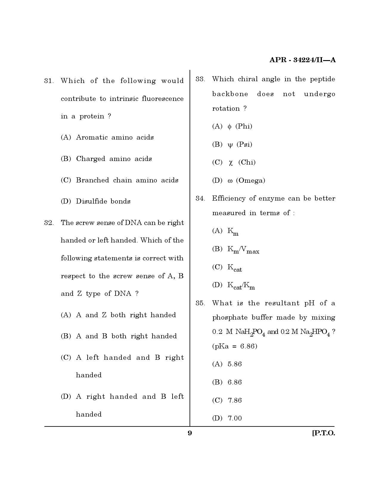 MH SET Life Sciences Question Paper II April 2024 8