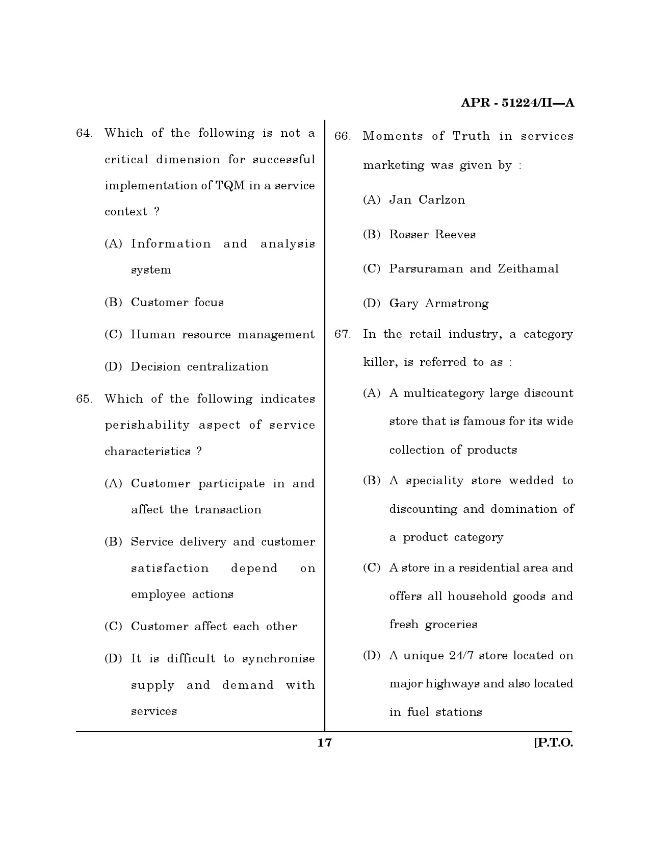 MH SET Management Question Paper II April 2024 16