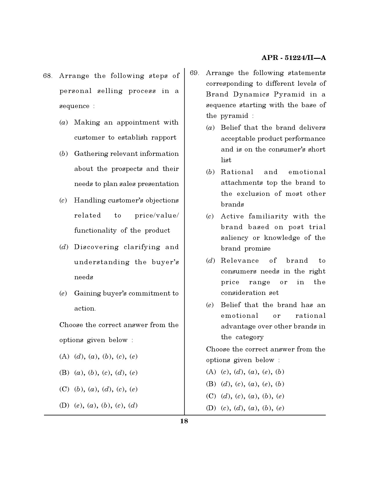 MH SET Management Question Paper II April 2024 17