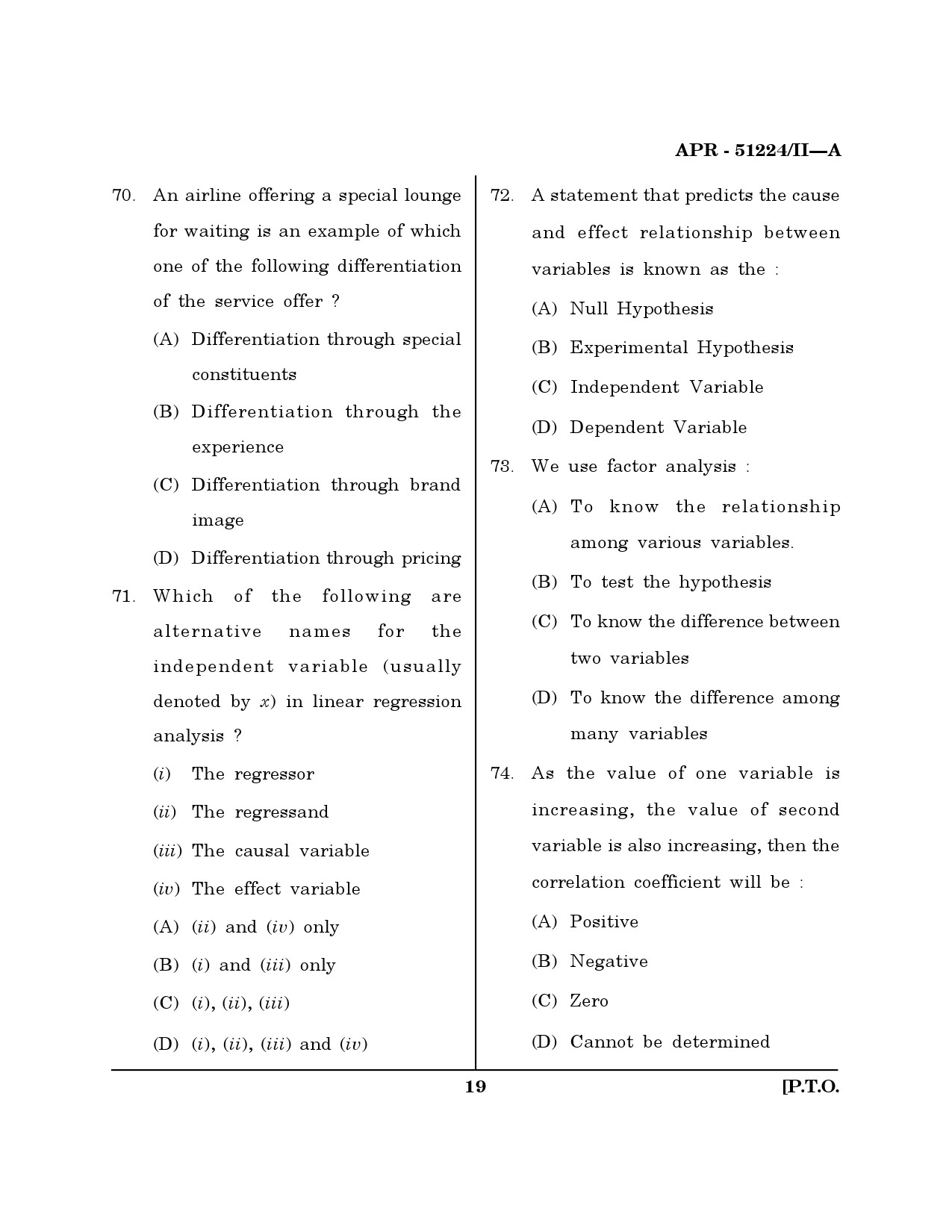 MH SET Management Question Paper II April 2024 18