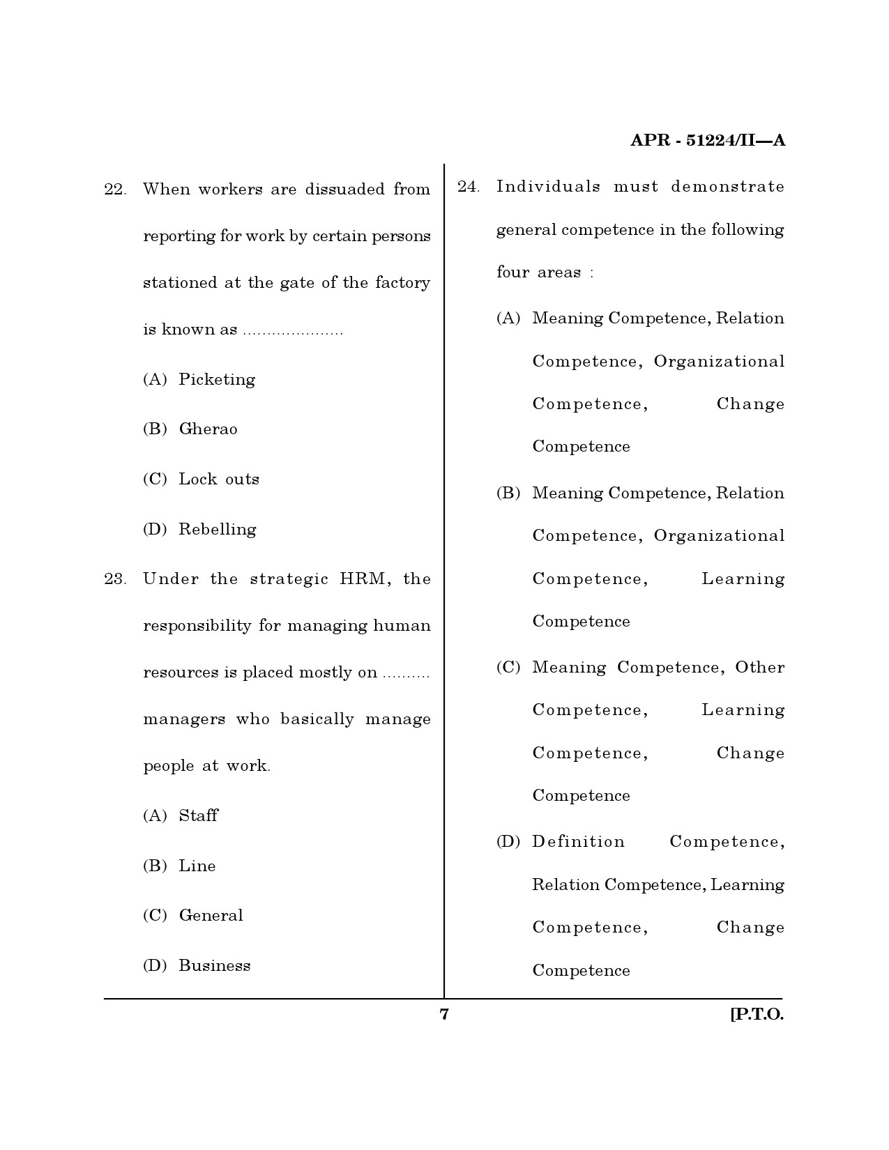 MH SET Management Question Paper II April 2024 6