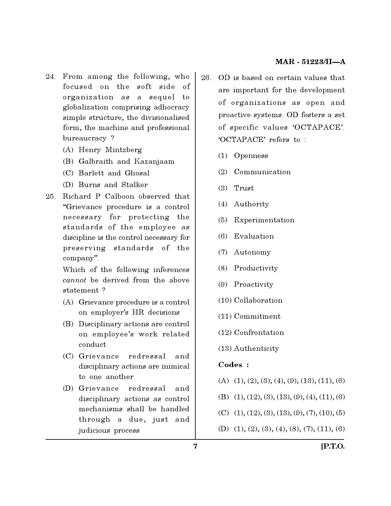 MH SET Management Question Paper II March 2023 6