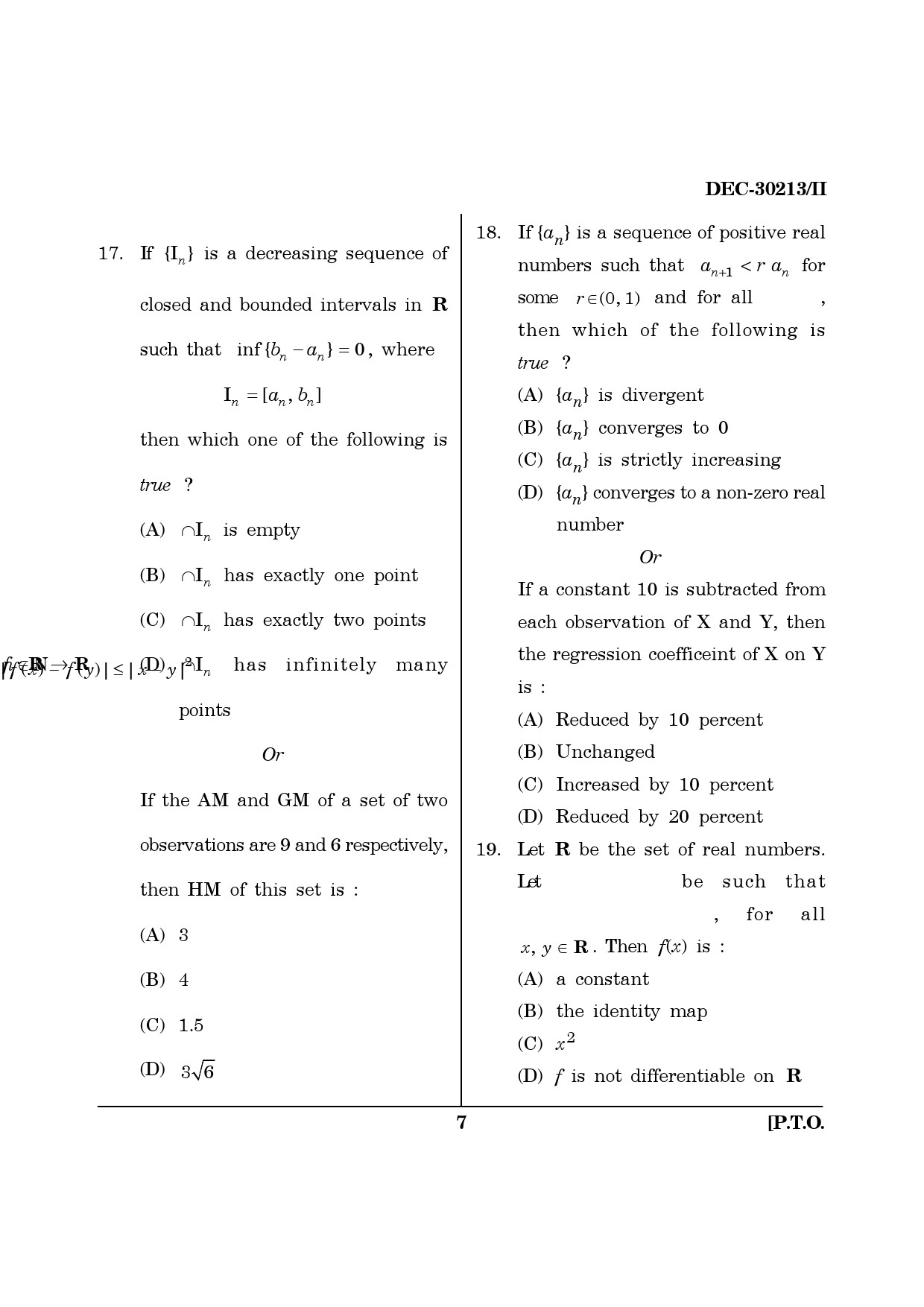 Maharashtra SET Mathematical Sciences Question Paper II December 2013 6