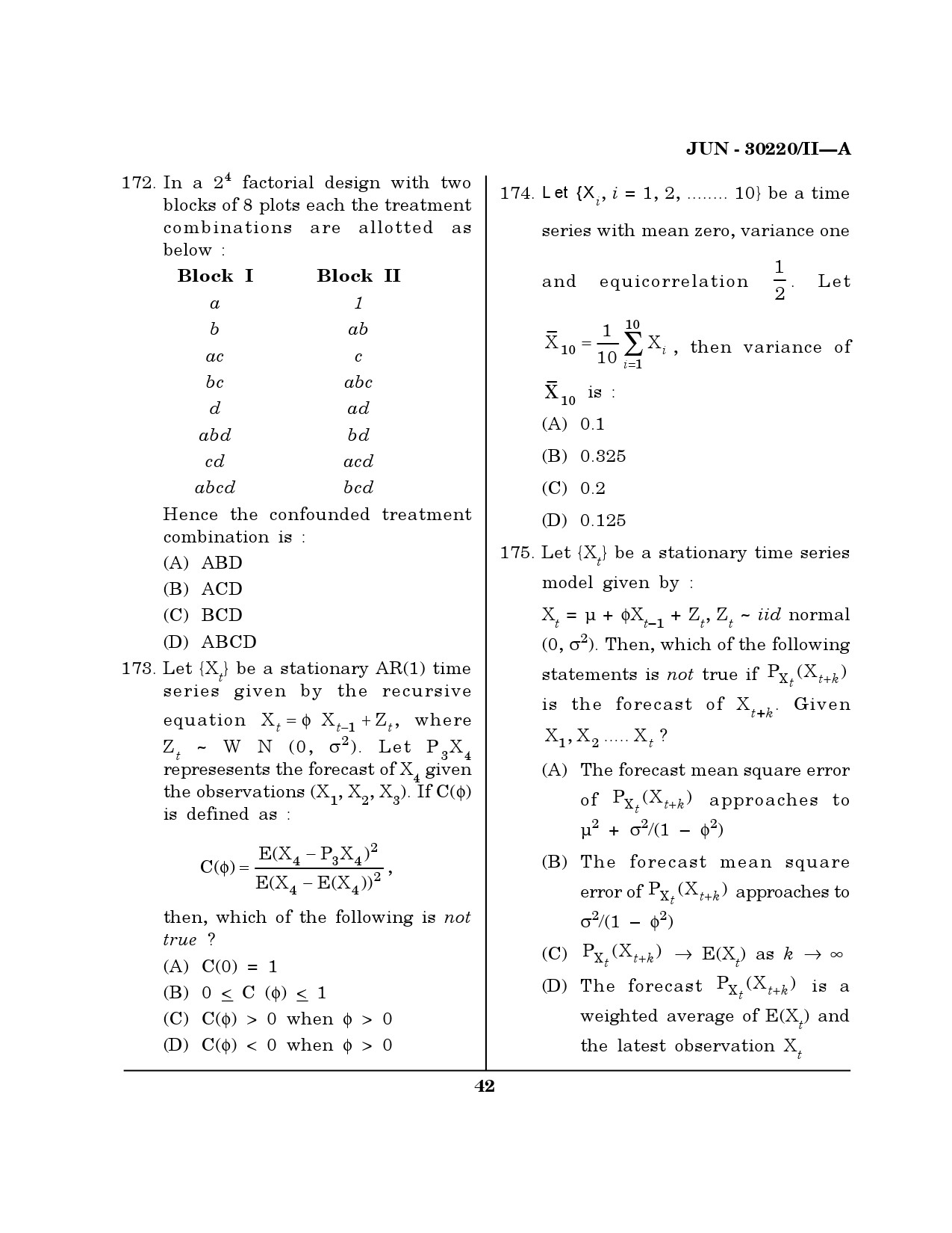 Maharashtra SET Mathematical Sciences Question Paper II June 2020 41