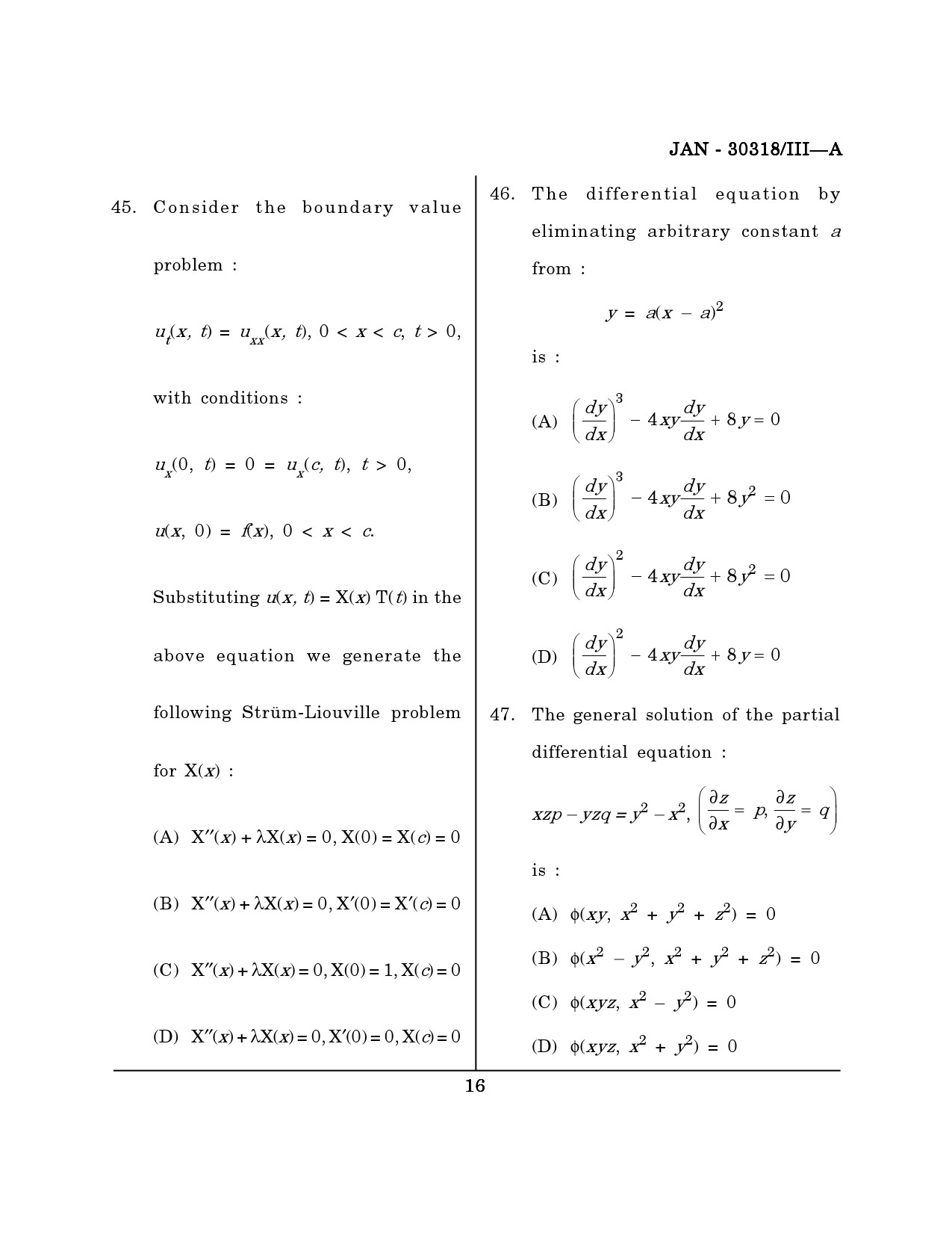 Maharashtra SET Mathematical Sciences Question Paper III January 2018 15