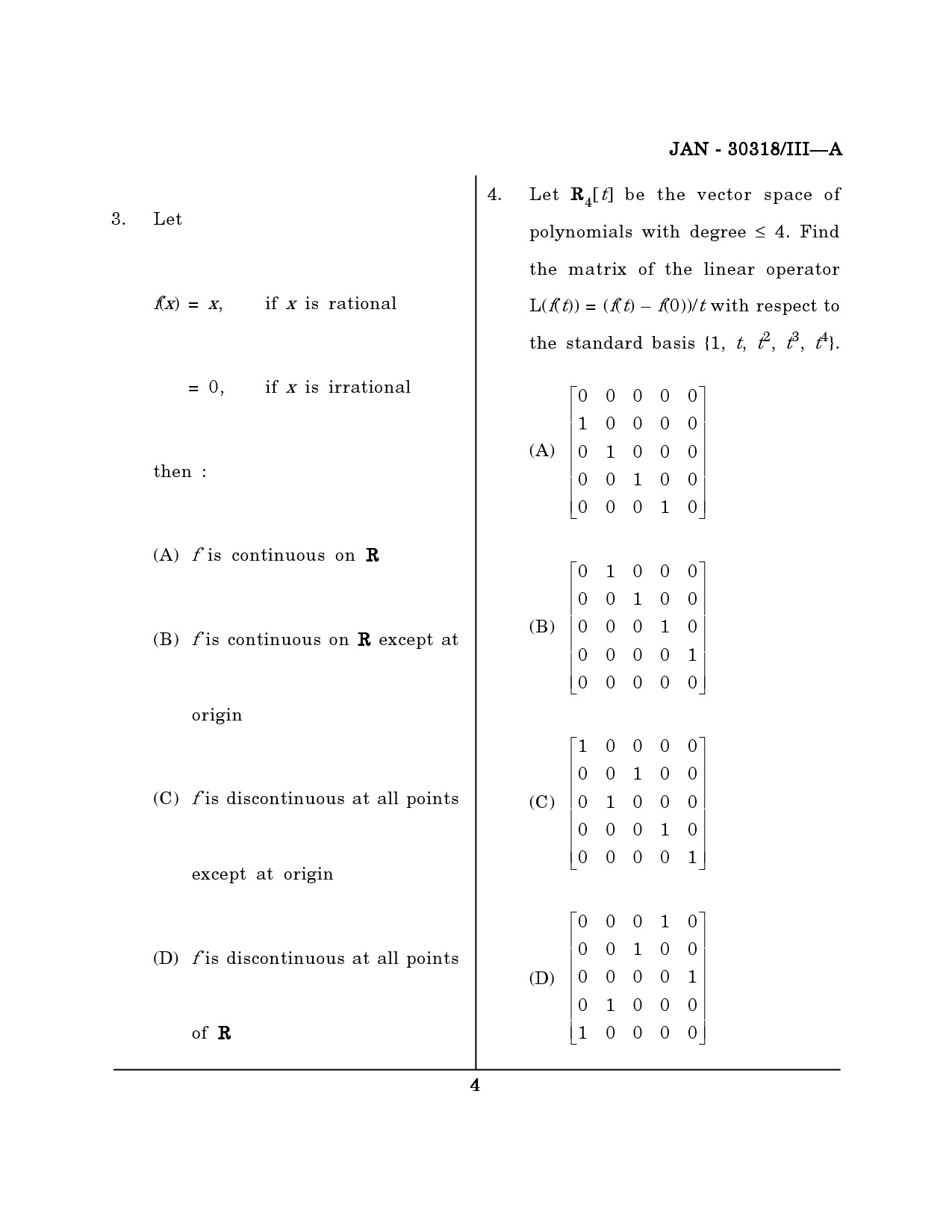 Maharashtra SET Mathematical Sciences Question Paper III January 2018 3