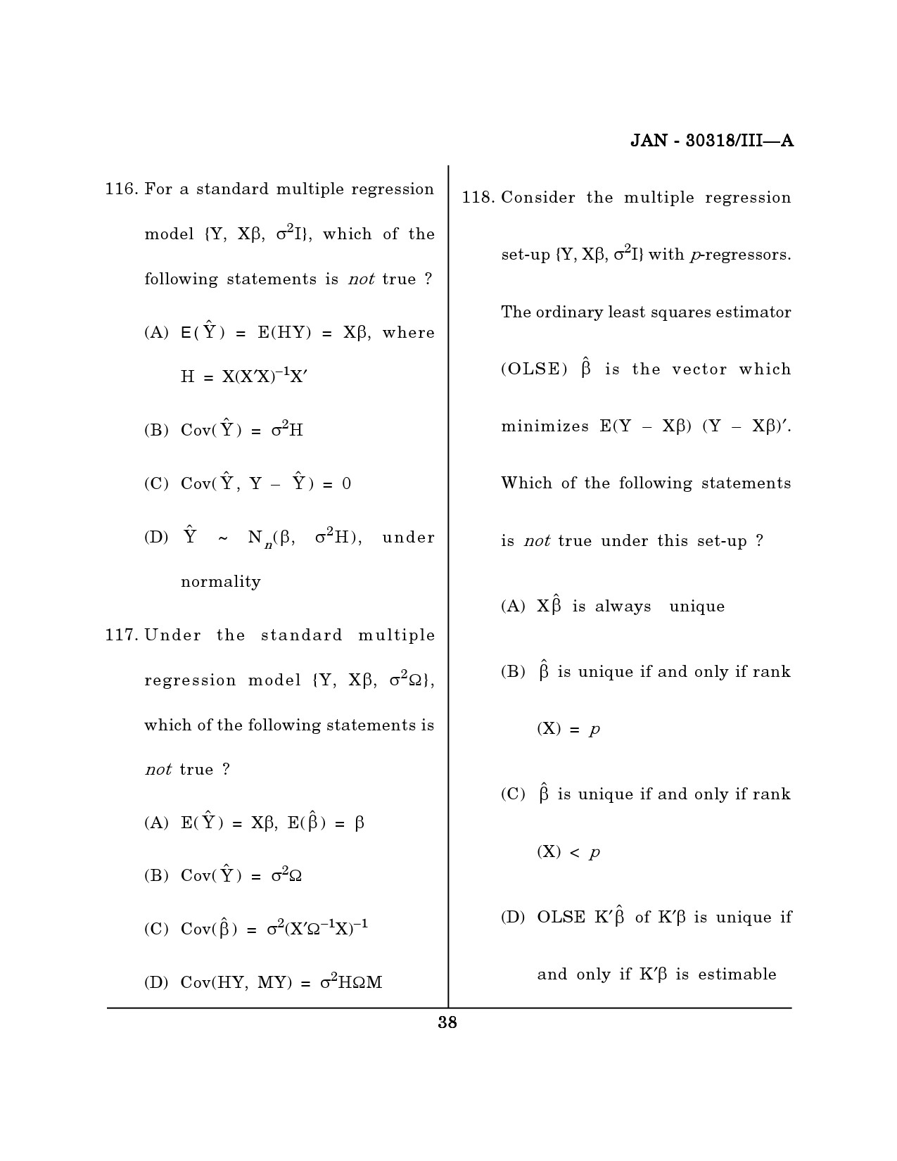 Maharashtra SET Mathematical Sciences Question Paper III January 2018 37