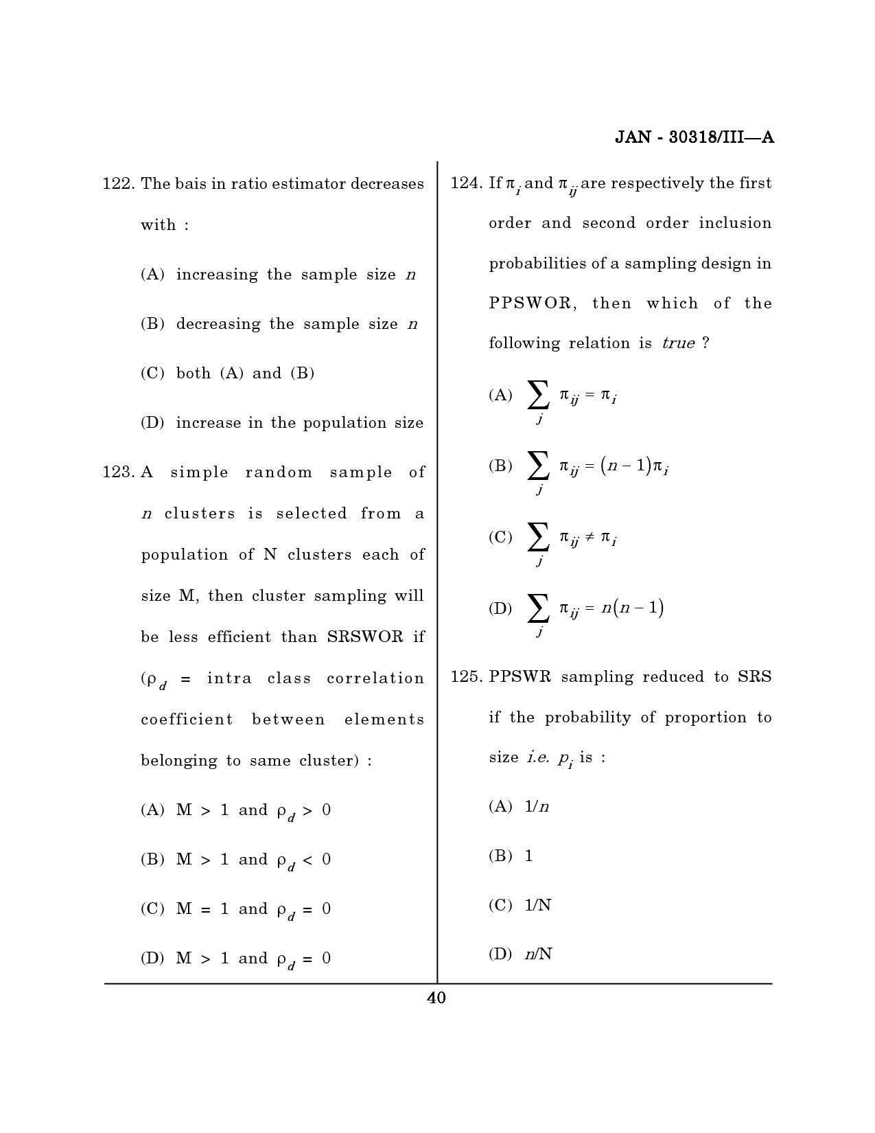 Maharashtra SET Mathematical Sciences Question Paper III January 2018 39