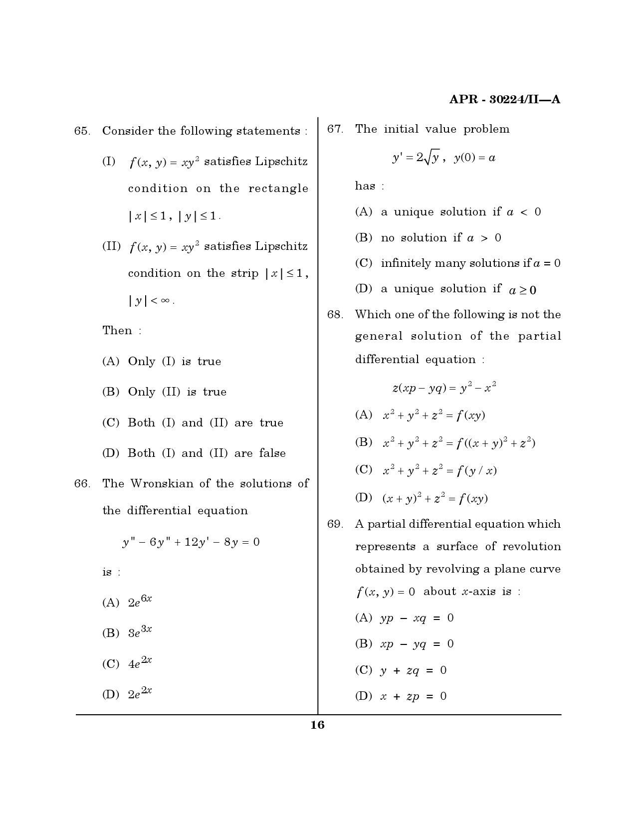 MH SET Mathematical Sciences Question Paper II April 2024 15