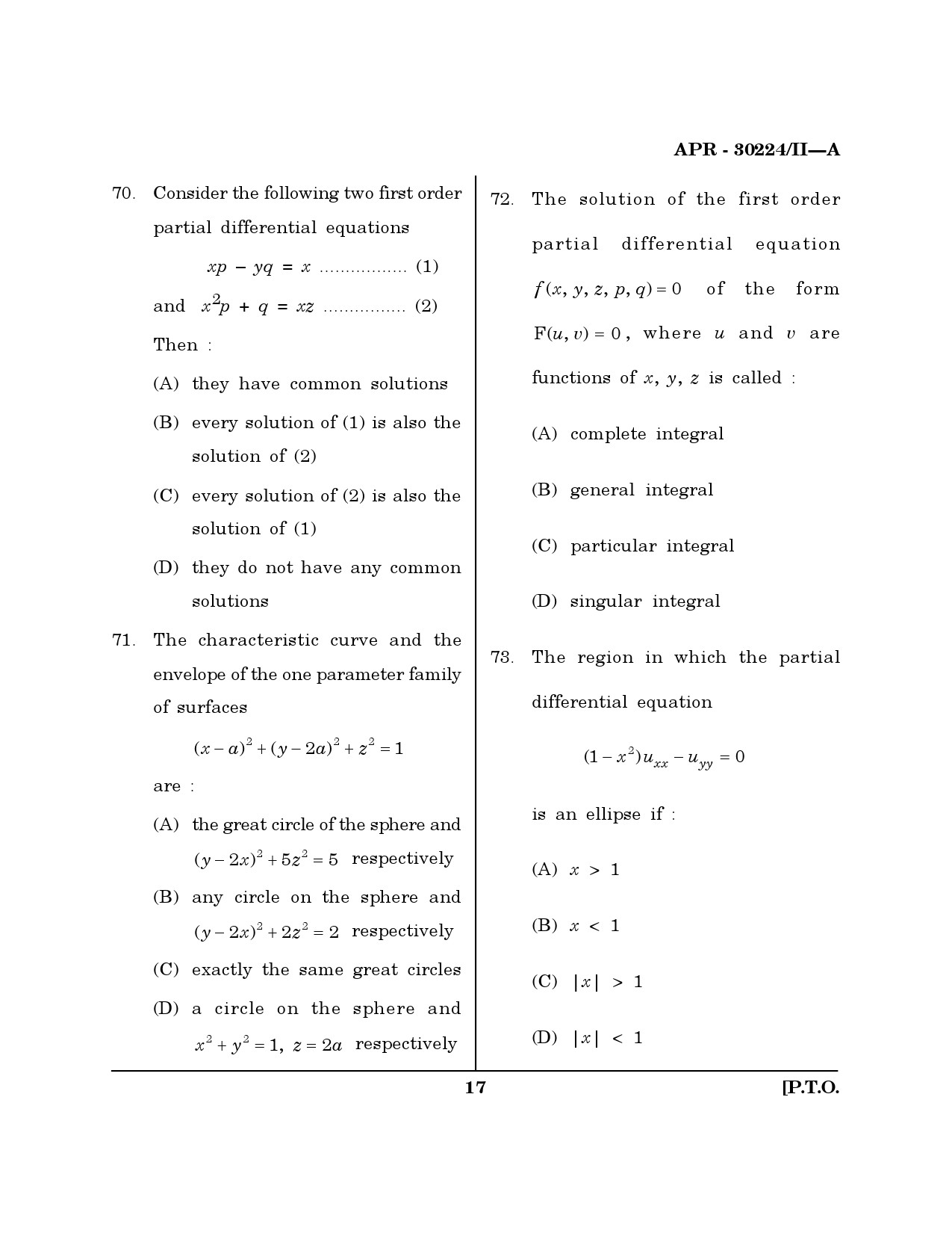 MH SET Mathematical Sciences Question Paper II April 2024 16