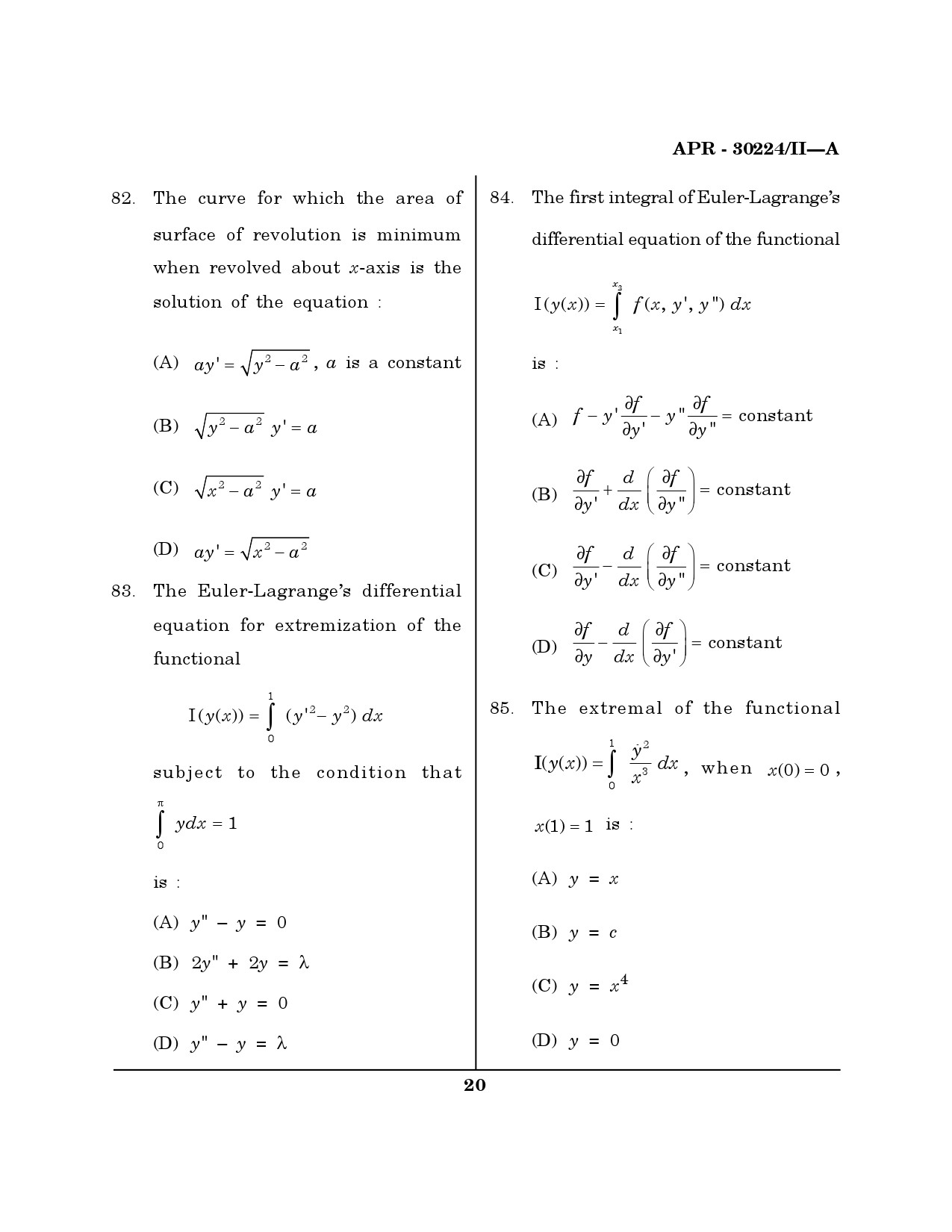 MH SET Mathematical Sciences Question Paper II April 2024 19