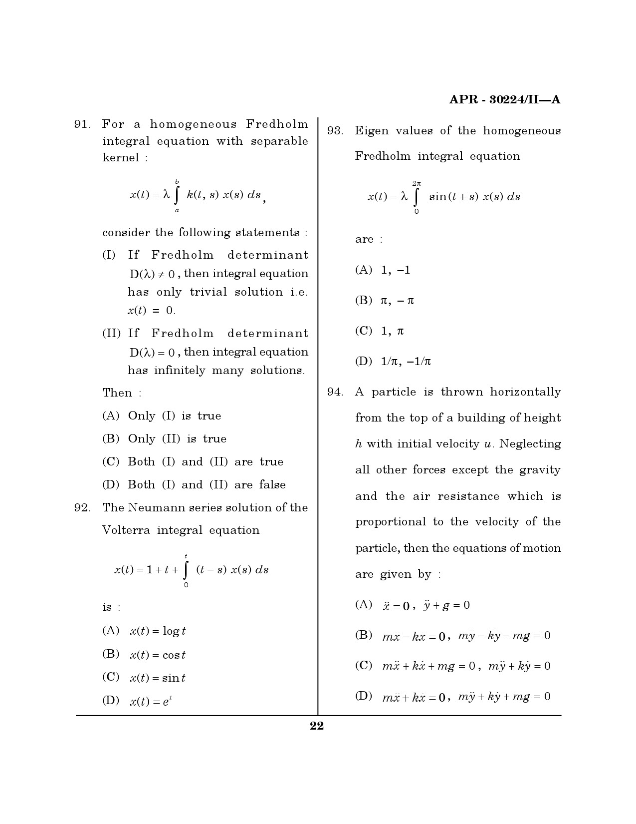 MH SET Mathematical Sciences Question Paper II April 2024 21