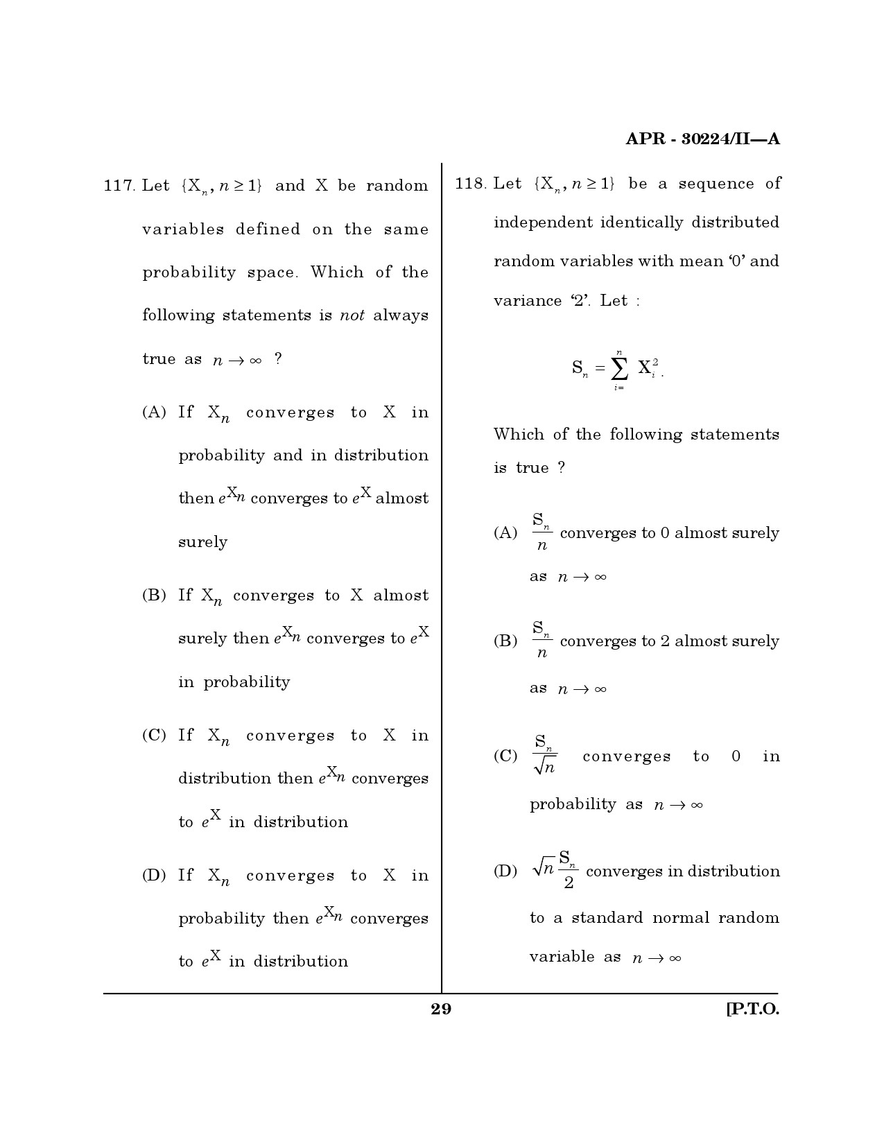 MH SET Mathematical Sciences Question Paper II April 2024 28