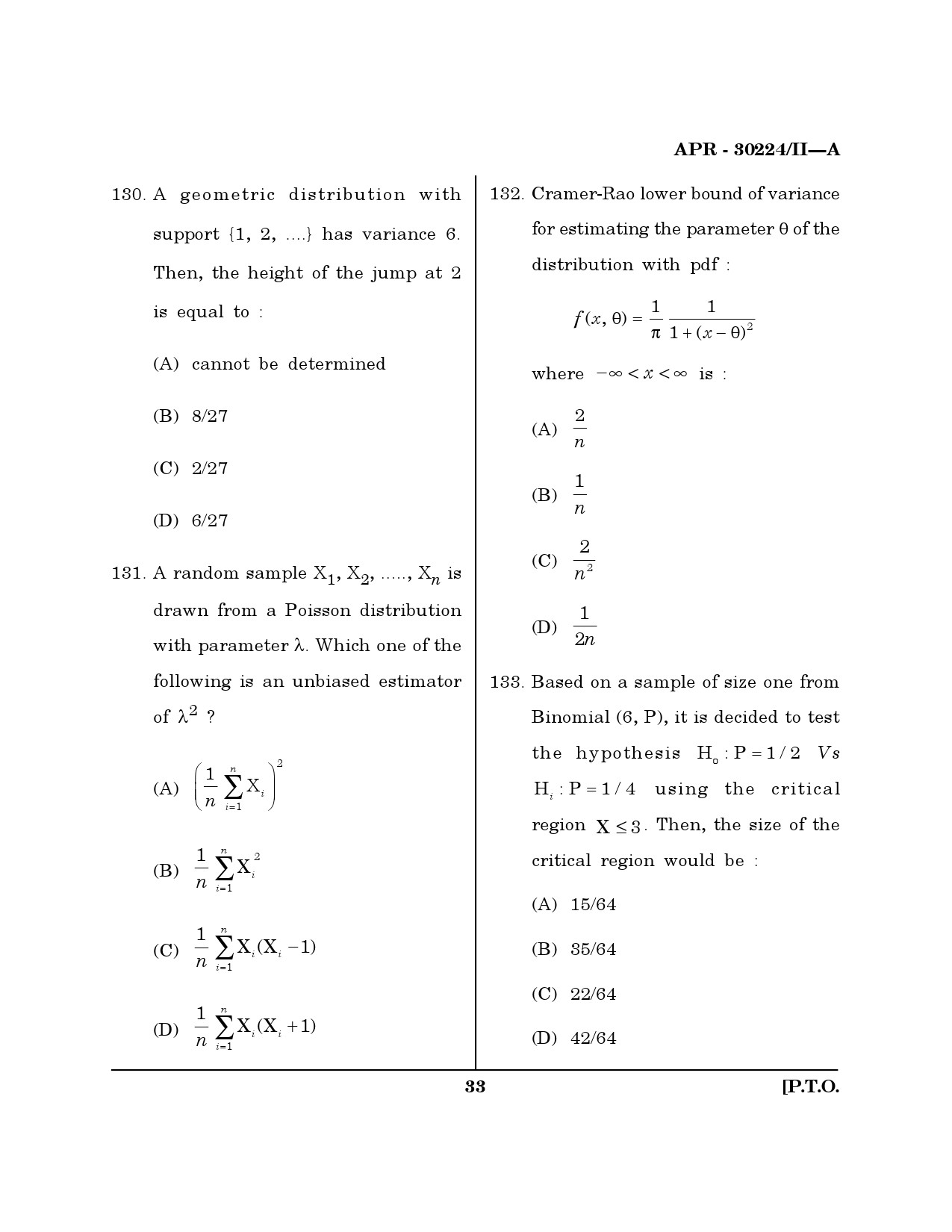 MH SET Mathematical Sciences Question Paper II April 2024 32