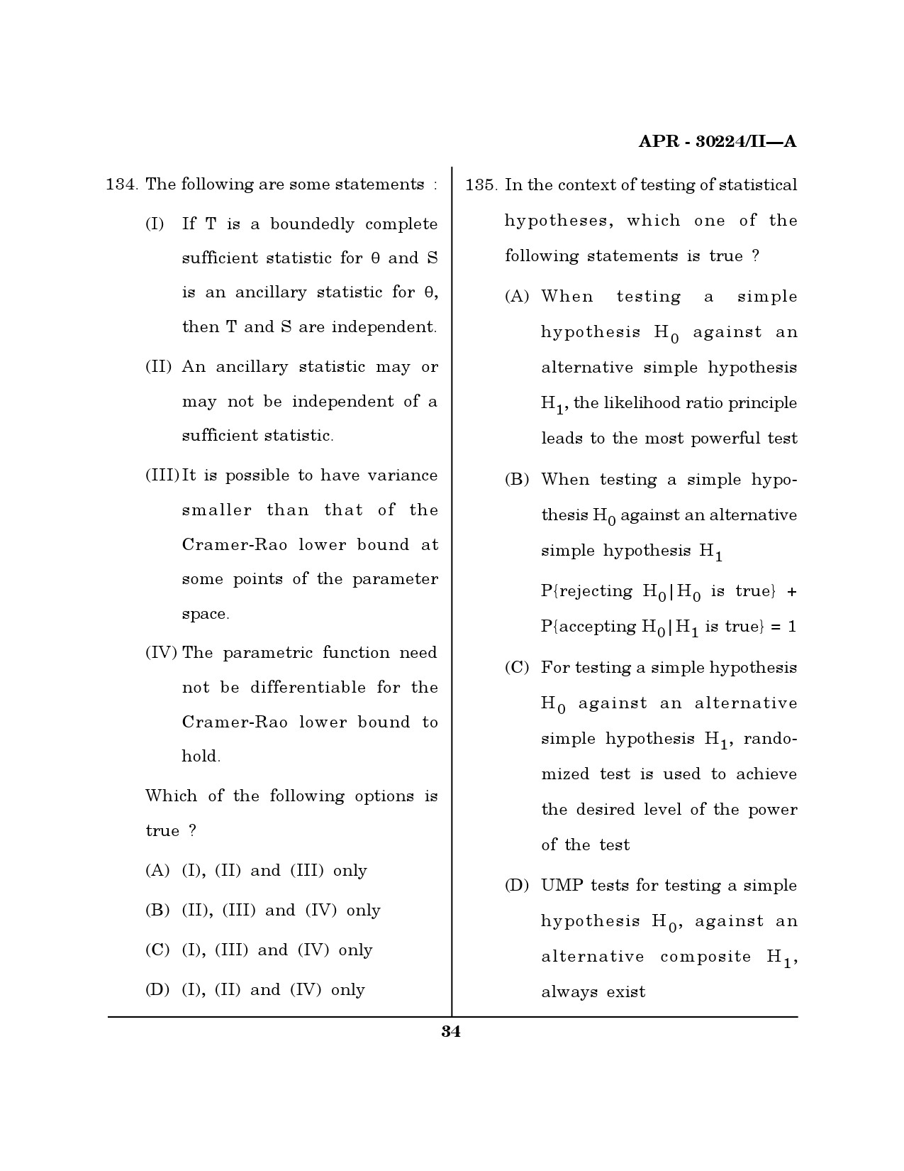 MH SET Mathematical Sciences Question Paper II April 2024 33