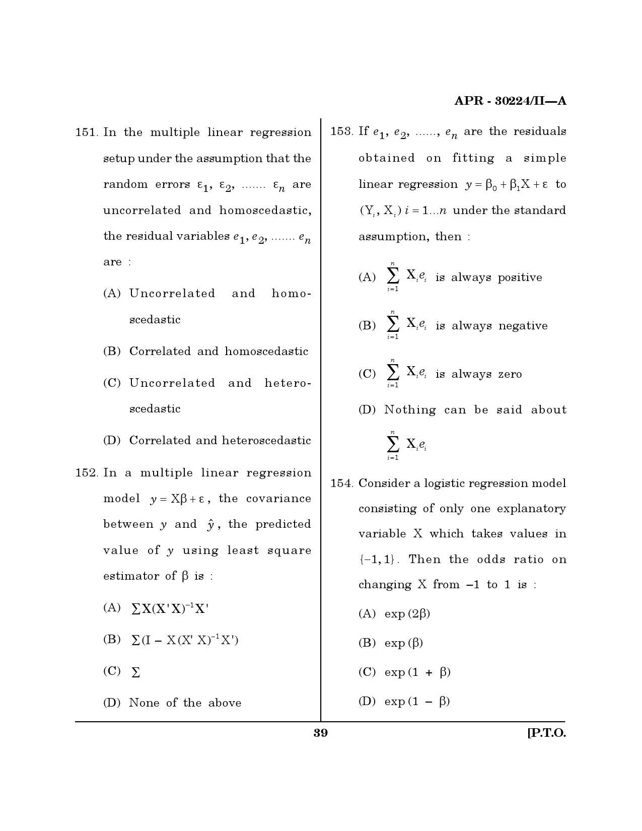 MH SET Mathematical Sciences Question Paper II April 2024 38