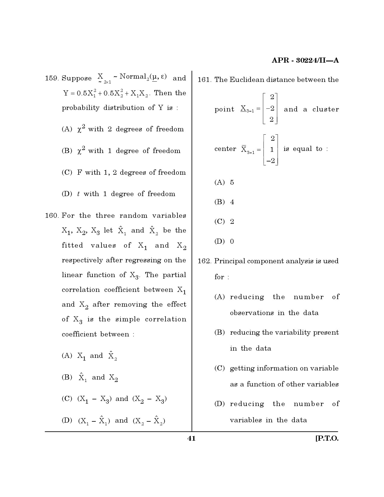 MH SET Mathematical Sciences Question Paper II April 2024 40