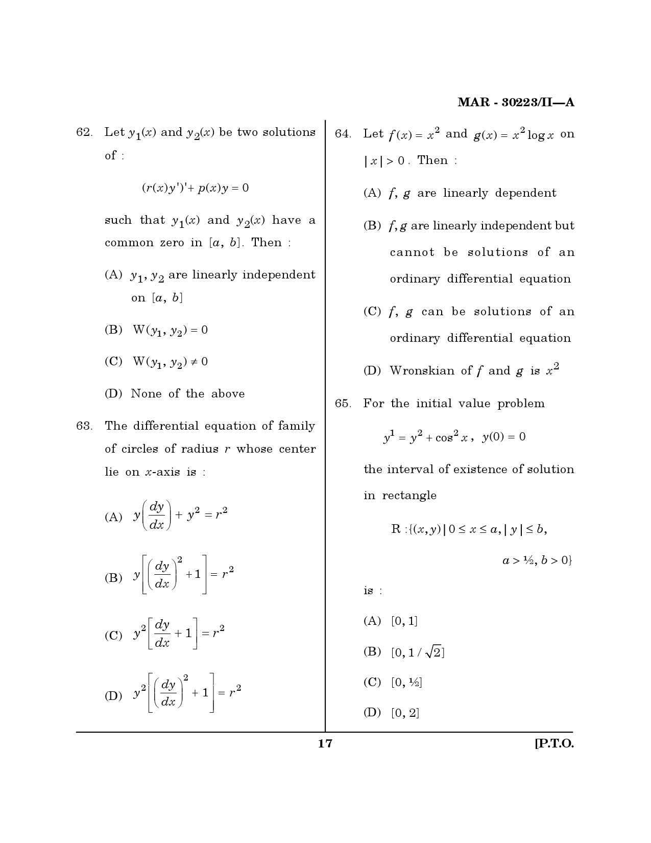 MH SET Mathematical Sciences Question Paper II March 2023 16