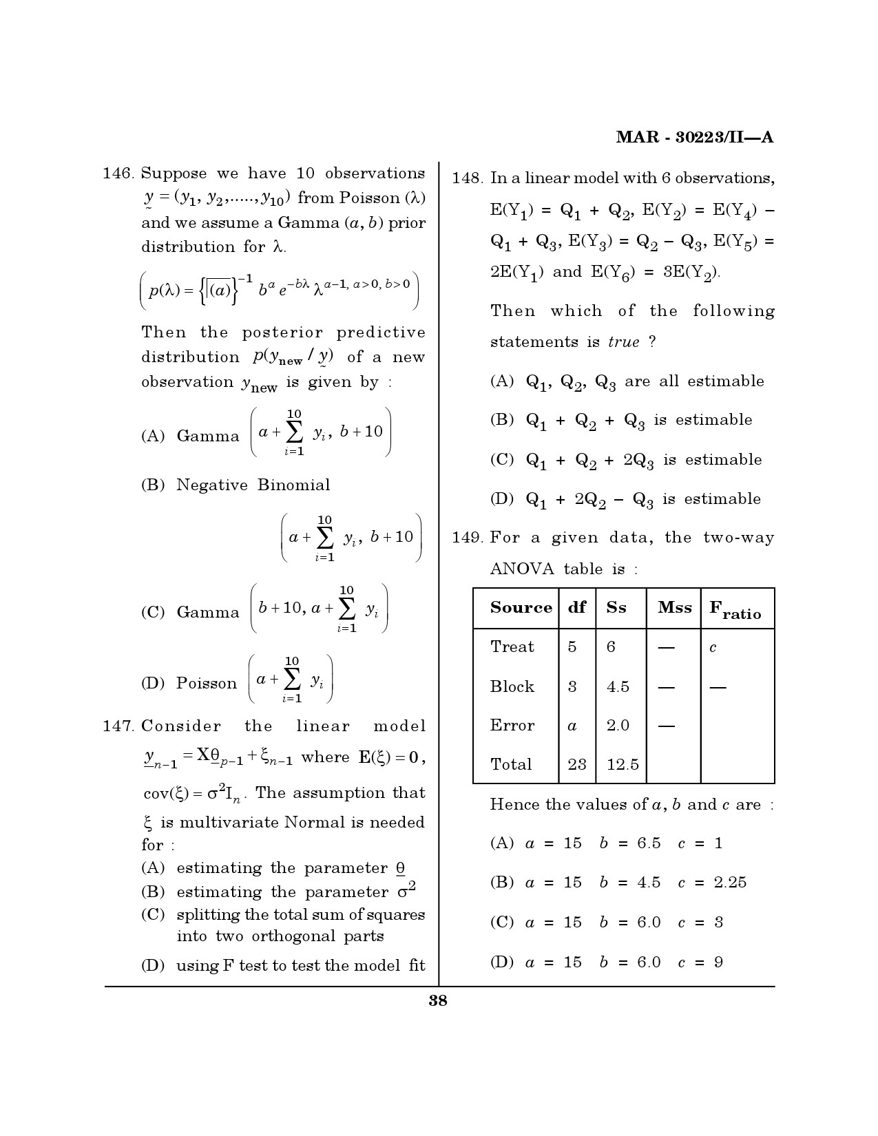 MH SET Mathematical Sciences Question Paper II March 2023 37