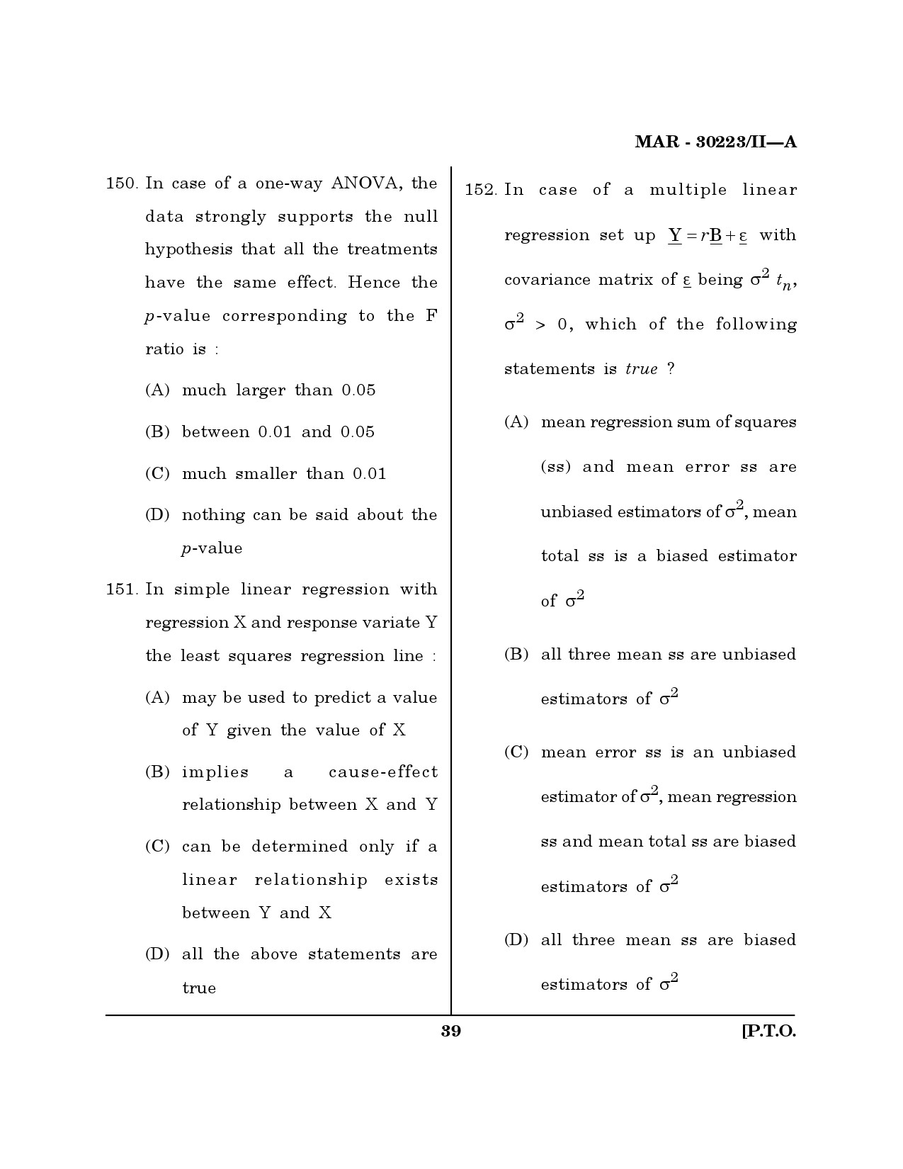 MH SET Mathematical Sciences Question Paper II March 2023 38