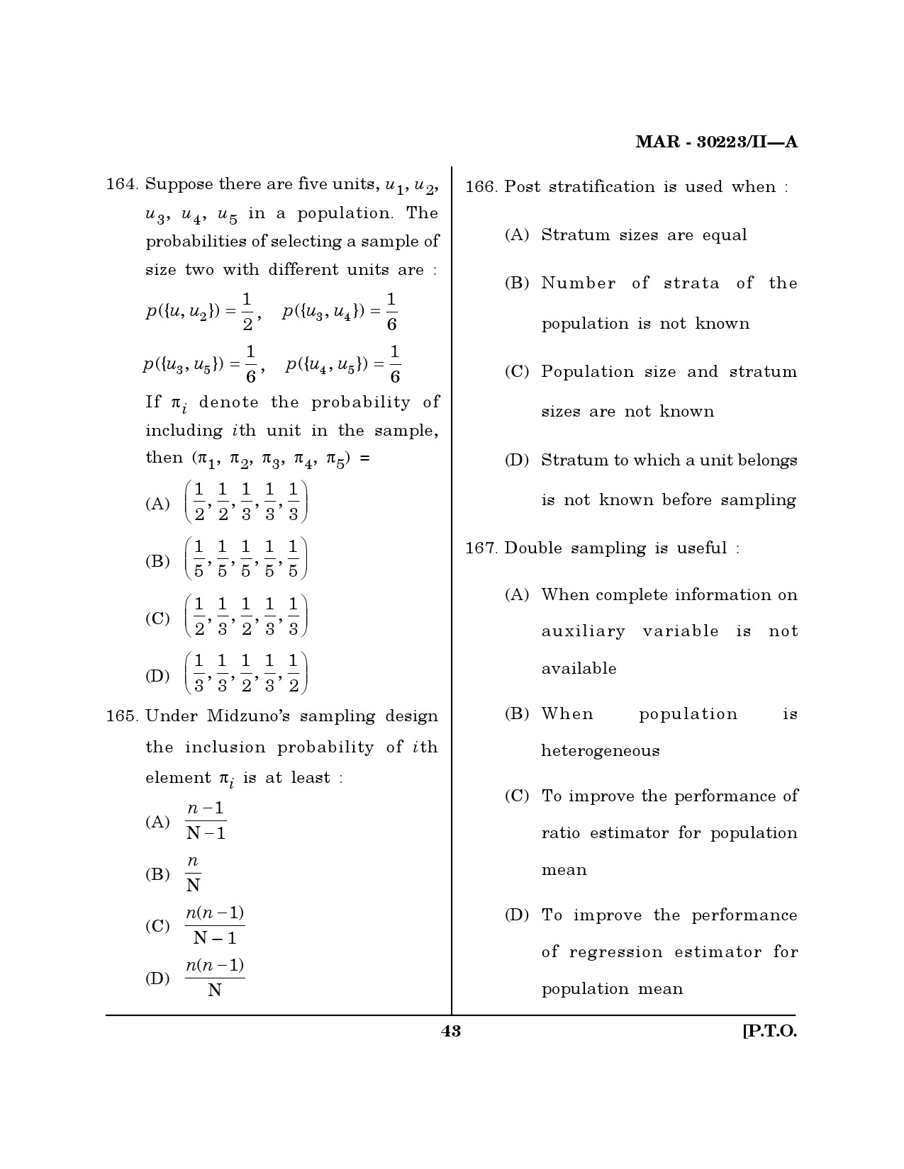 MH SET Mathematical Sciences Question Paper II March 2023 42