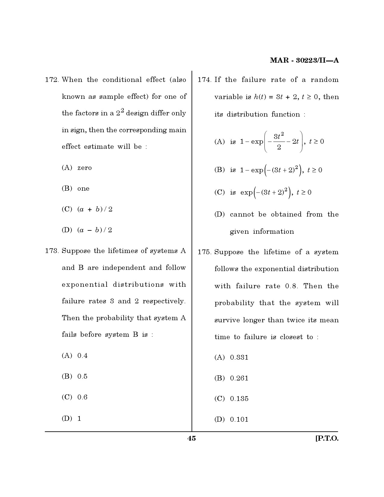 MH SET Mathematical Sciences Question Paper II March 2023 44