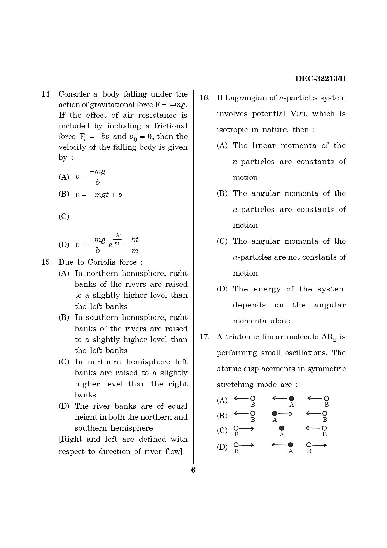 Maharashtra SET Physics Question Paper II December 2013 5