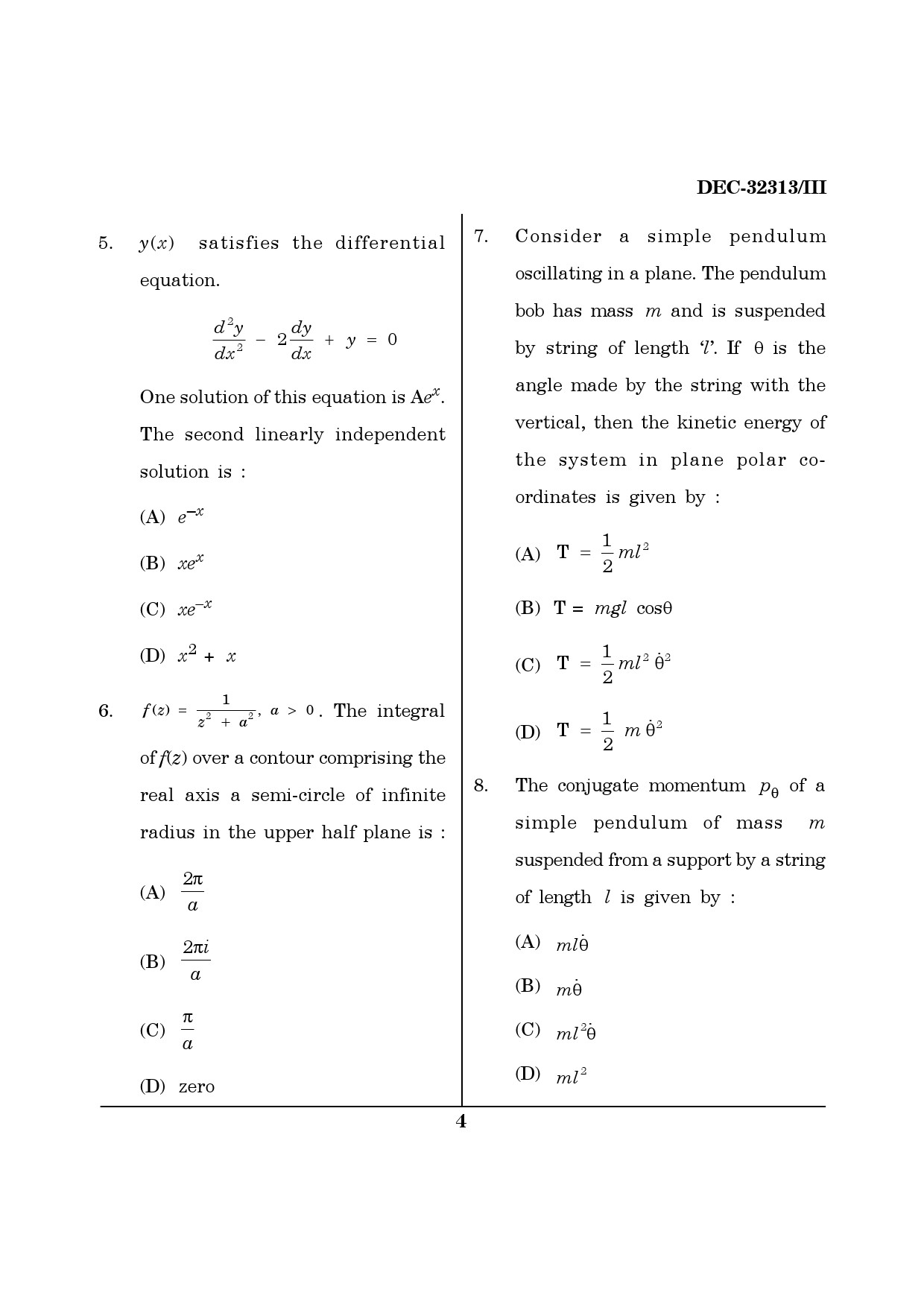 Maharashtra SET Physics Question Paper III December 2013 3