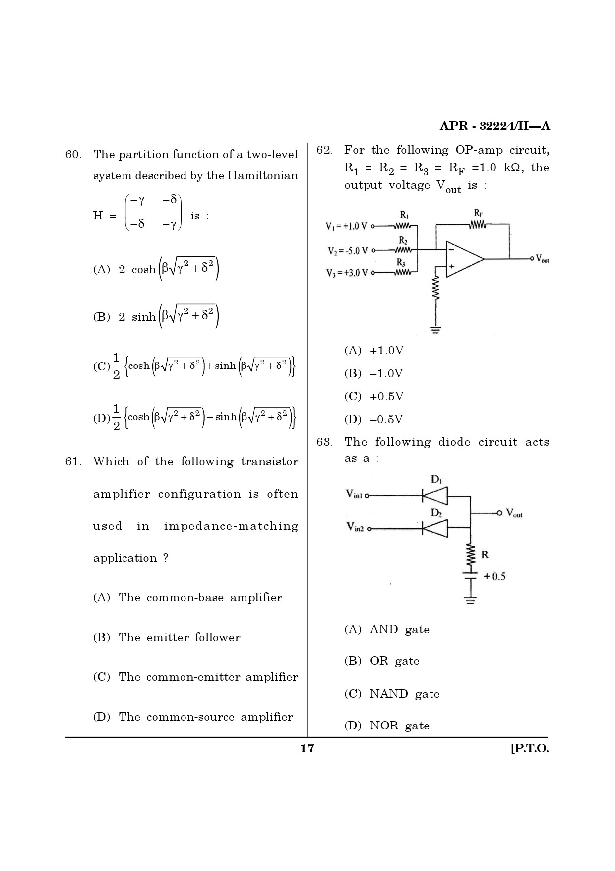 MH SET Physical Science Question Paper II April 2024 16