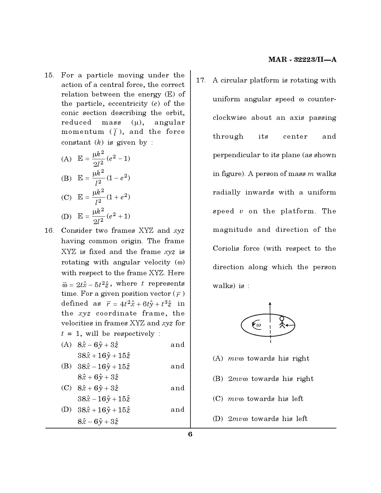 MH SET Physical Science Question Paper II March 2023 5