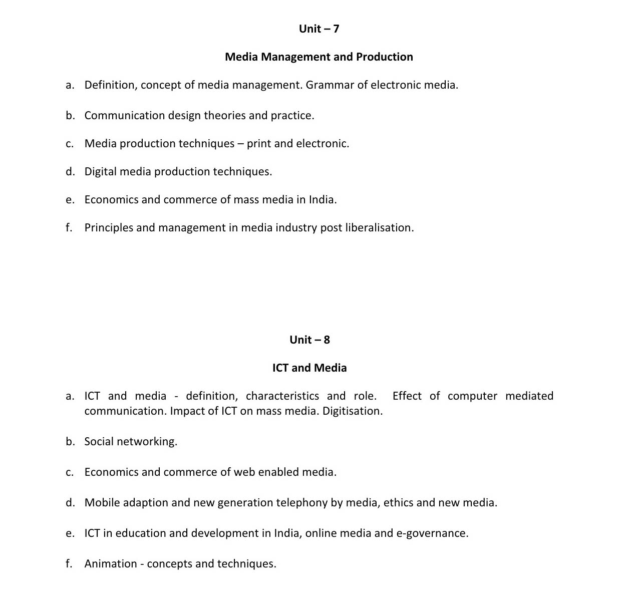 Maharashtra State Eligibility Test Journalism and Mass Communication Syllabus 2023 6