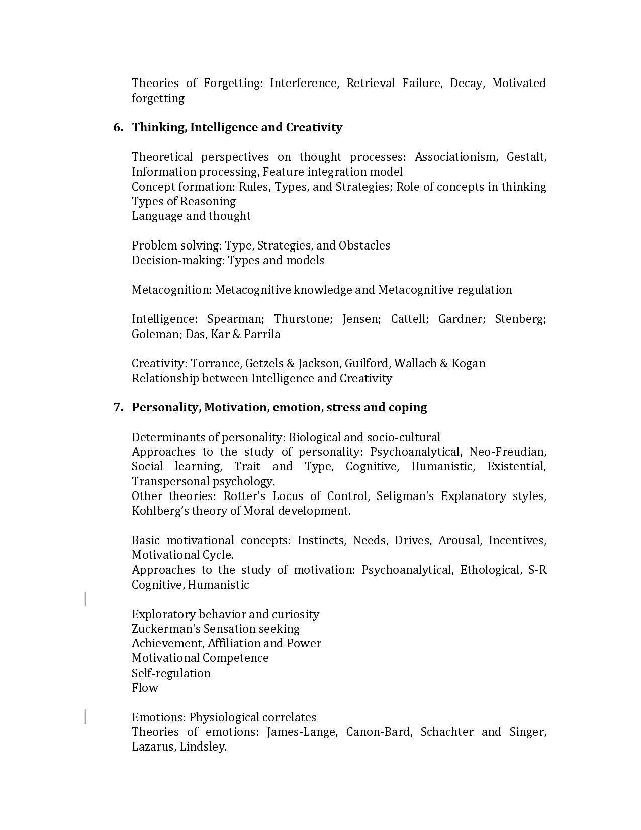 Maharashtra State Eligibility Test Psychology Syllabus 2023 4