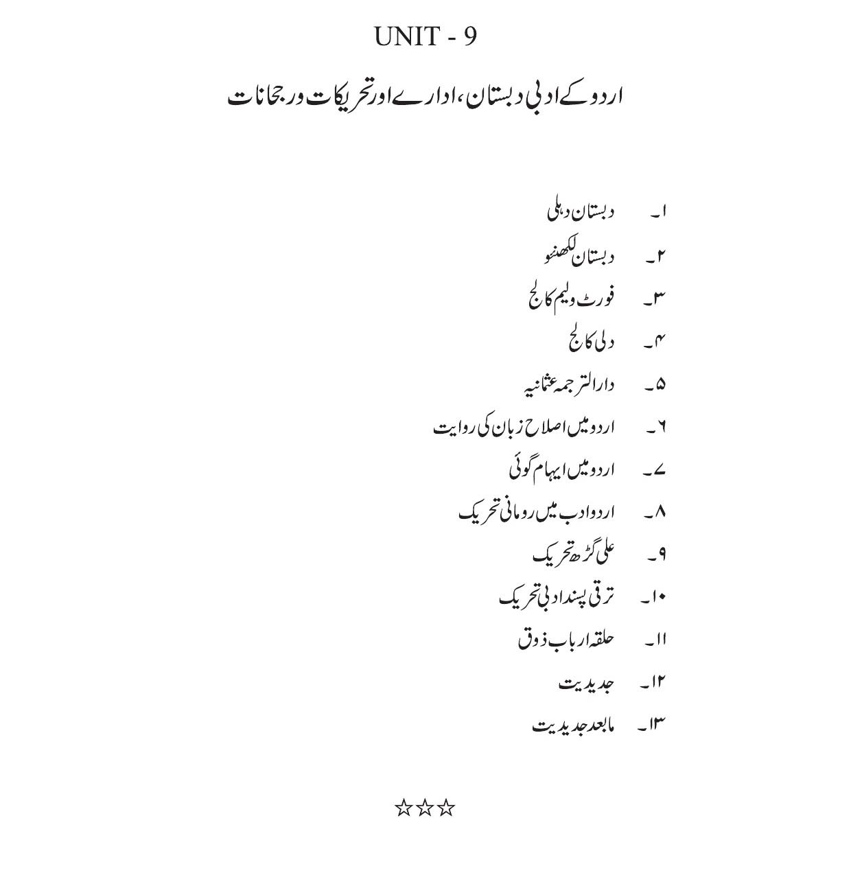 Maharashtra State Eligibility Test Urdu Syllabus 2023 11