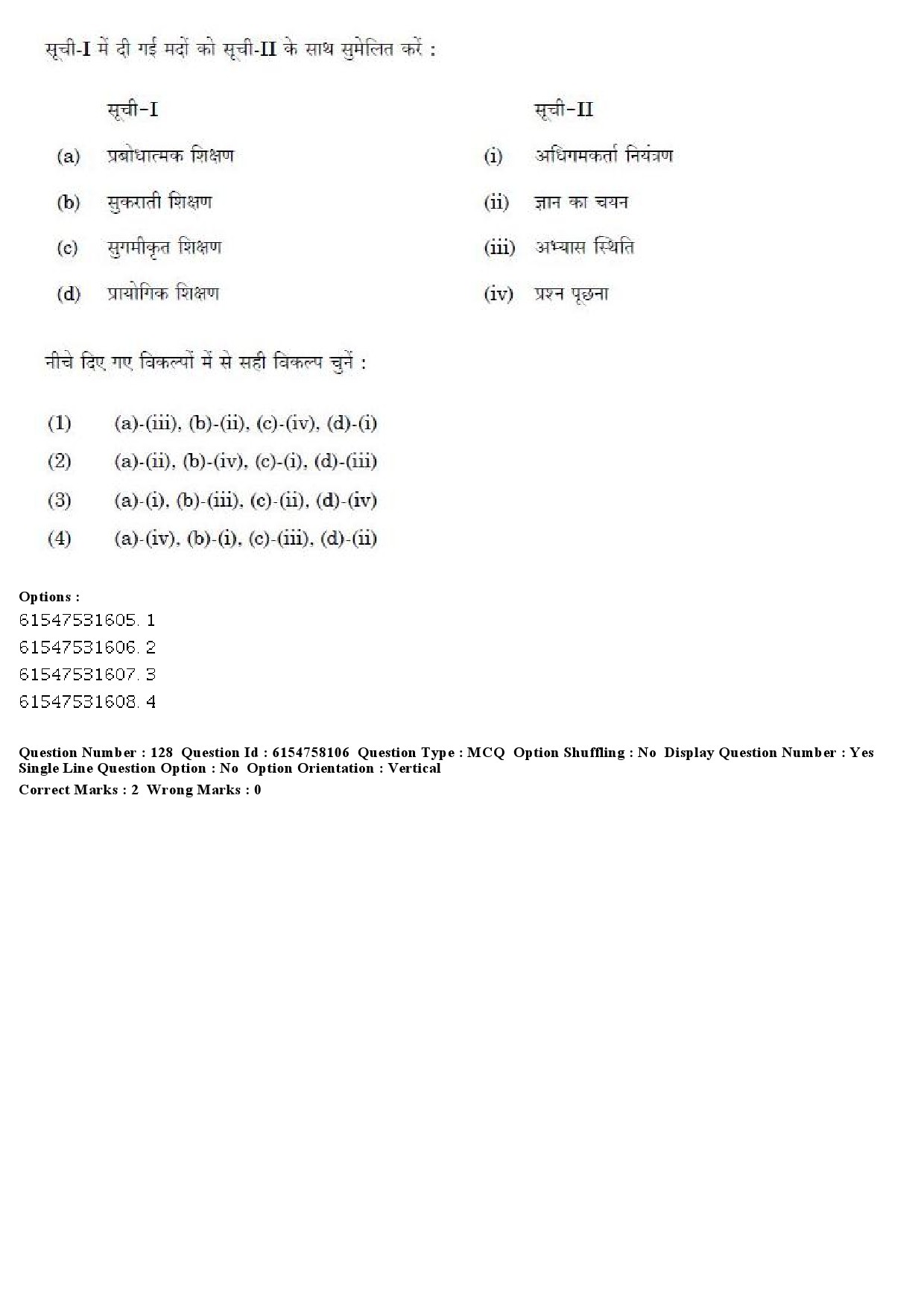 UGC NET Adult Education Question Paper December 2019 120